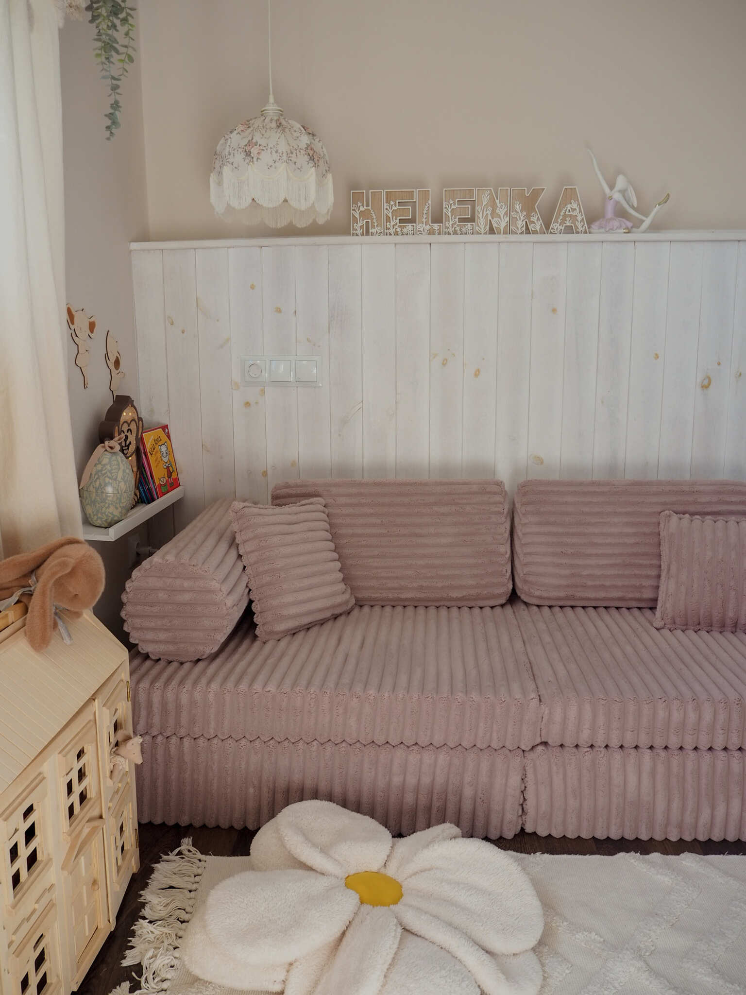 Sofa do zabawy Montessori Comfort Wafel
