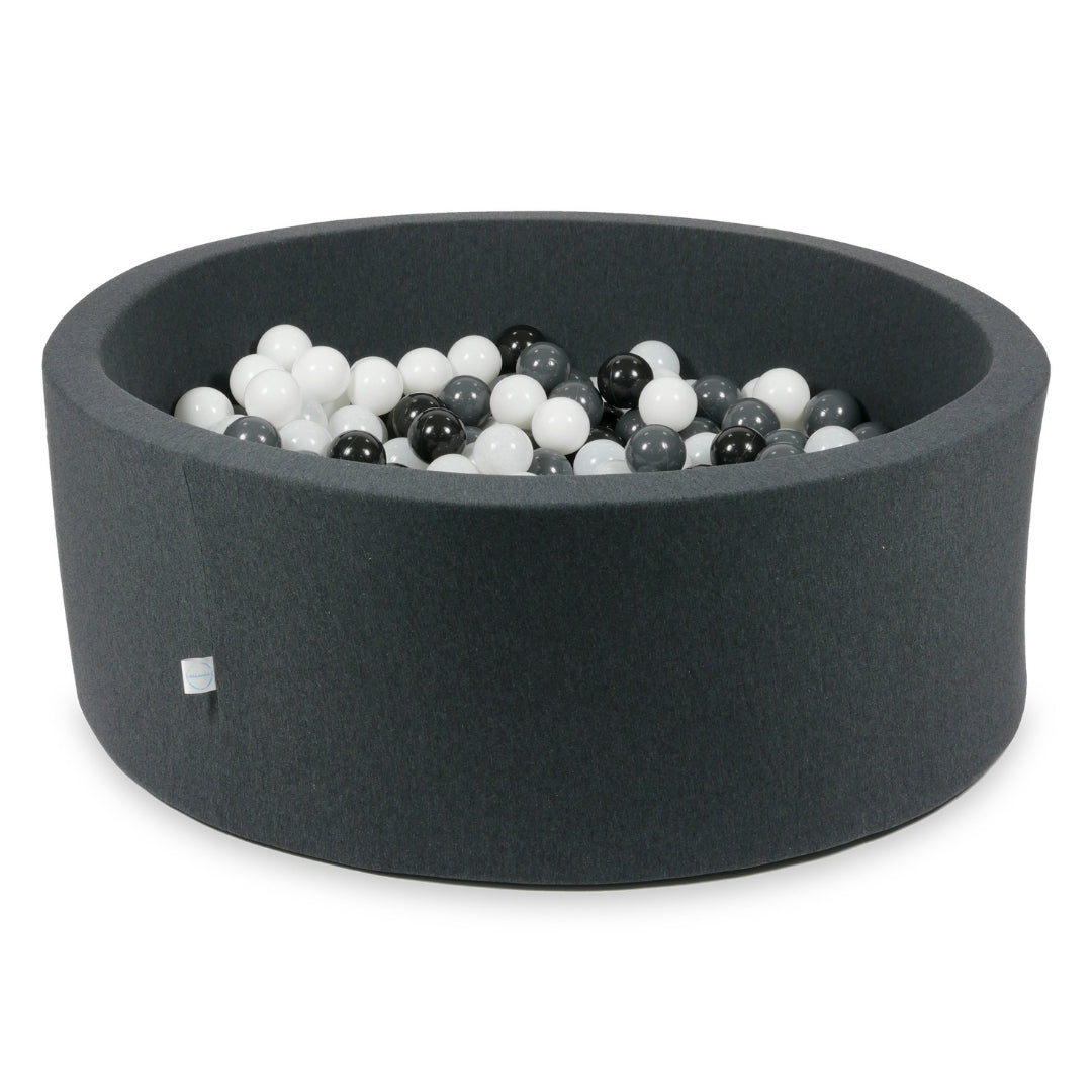 Ball pit with balls 110 × 40 cm graphite with 500 balls