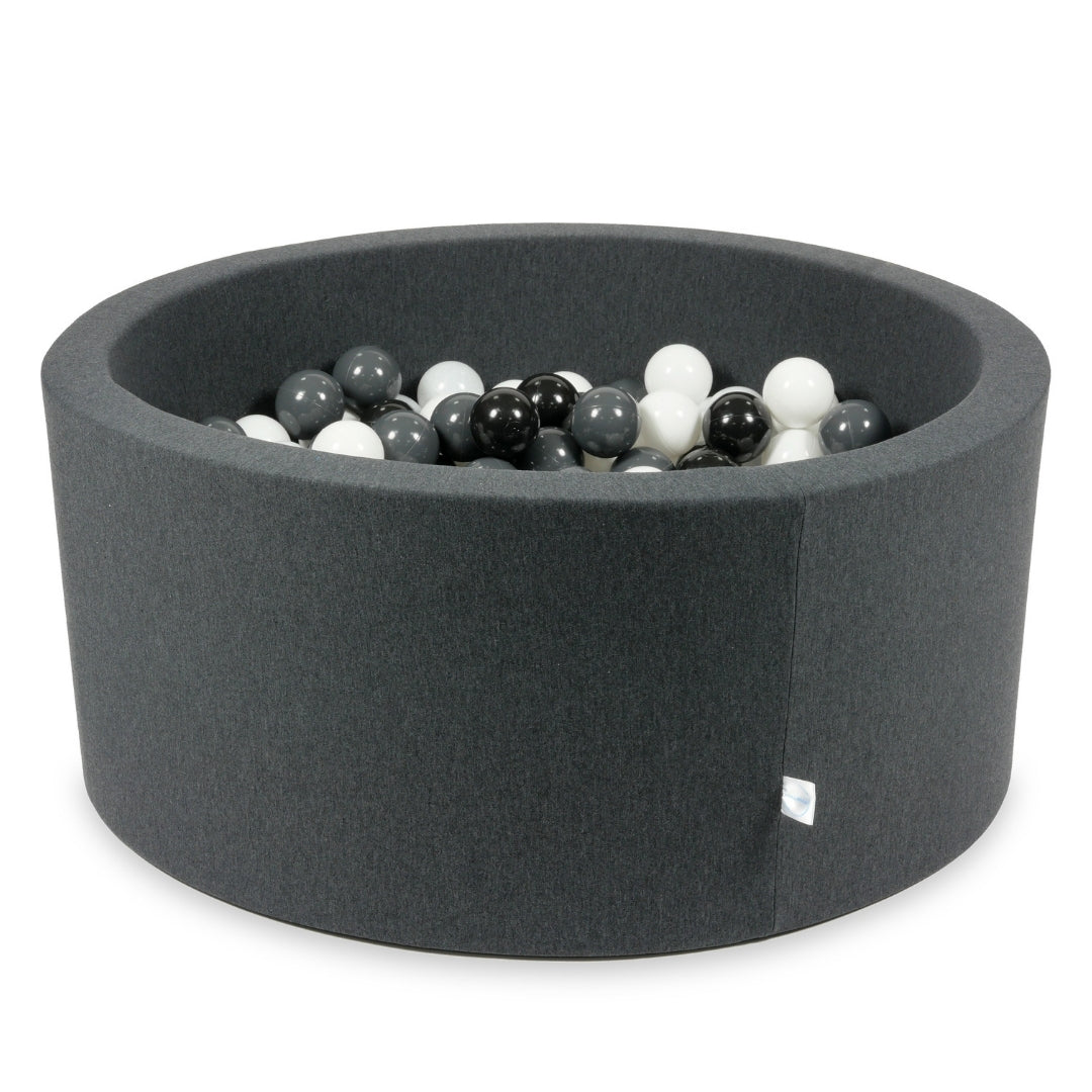 Ball pit with balls 90 × 40 cm graphite with 300 balls