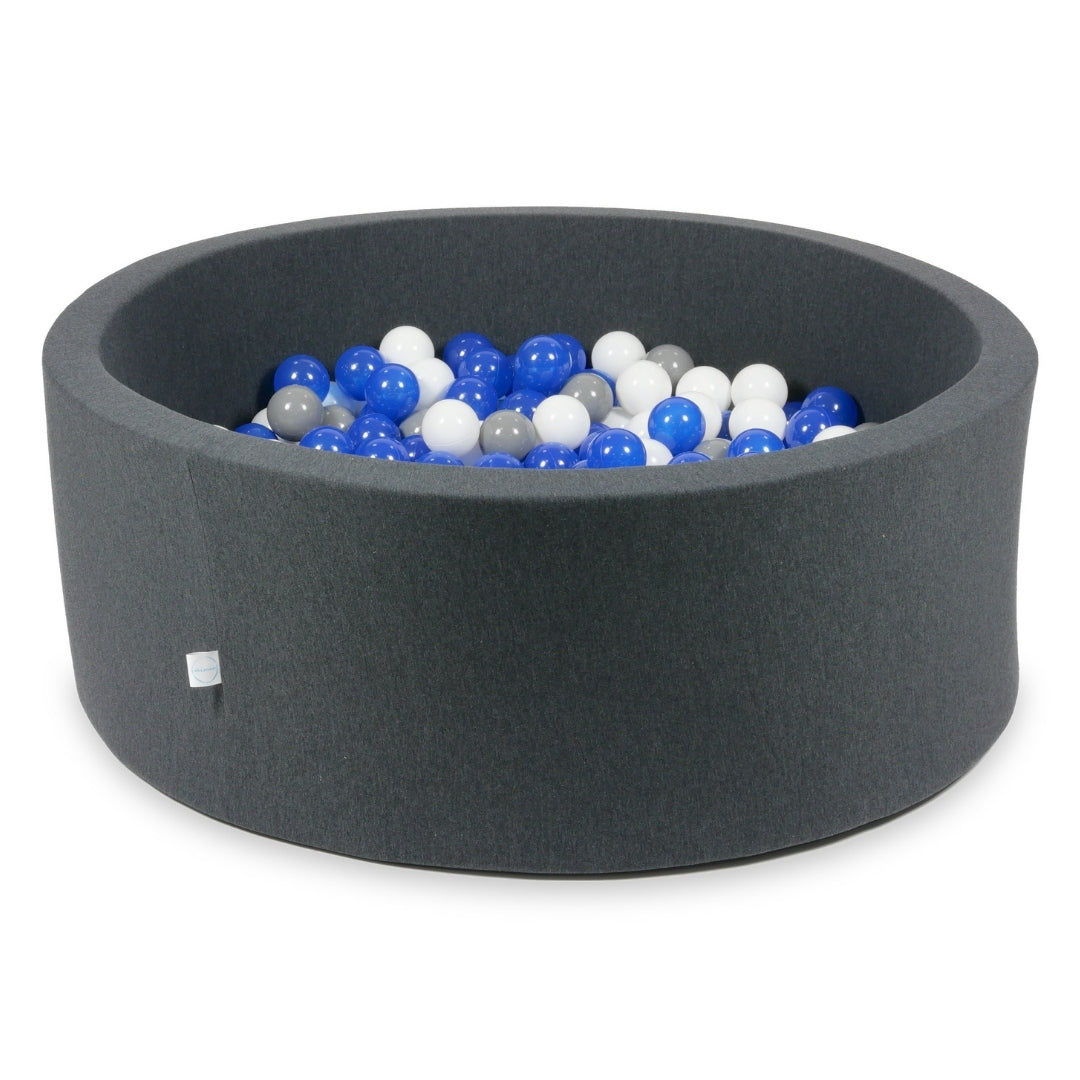 Ball pit with balls 110 × 40 cm graphite with 500 balls