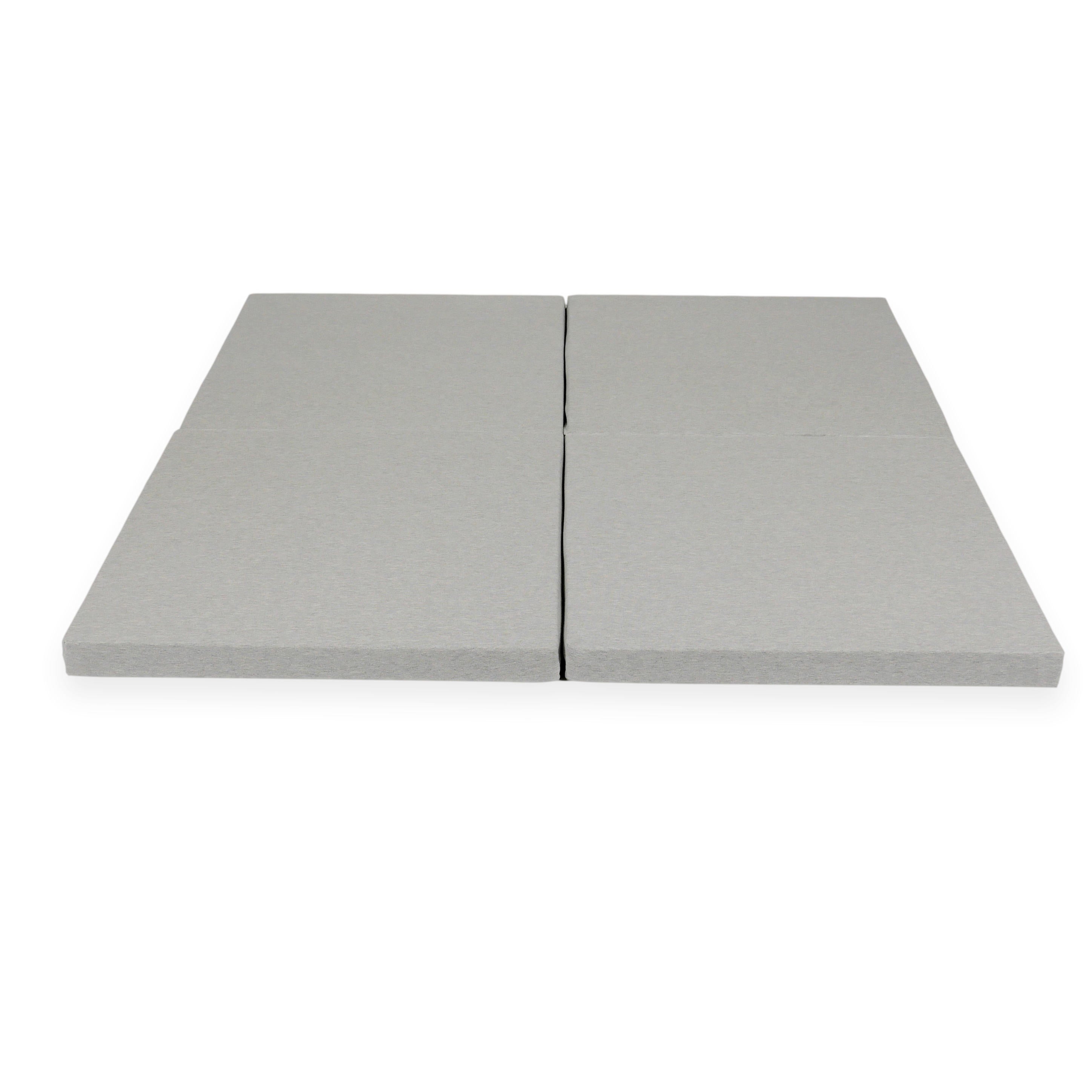Mimii Baby-Spielmatte, quadratisch und faltbar, 120 × 120 cm, aus Jersey