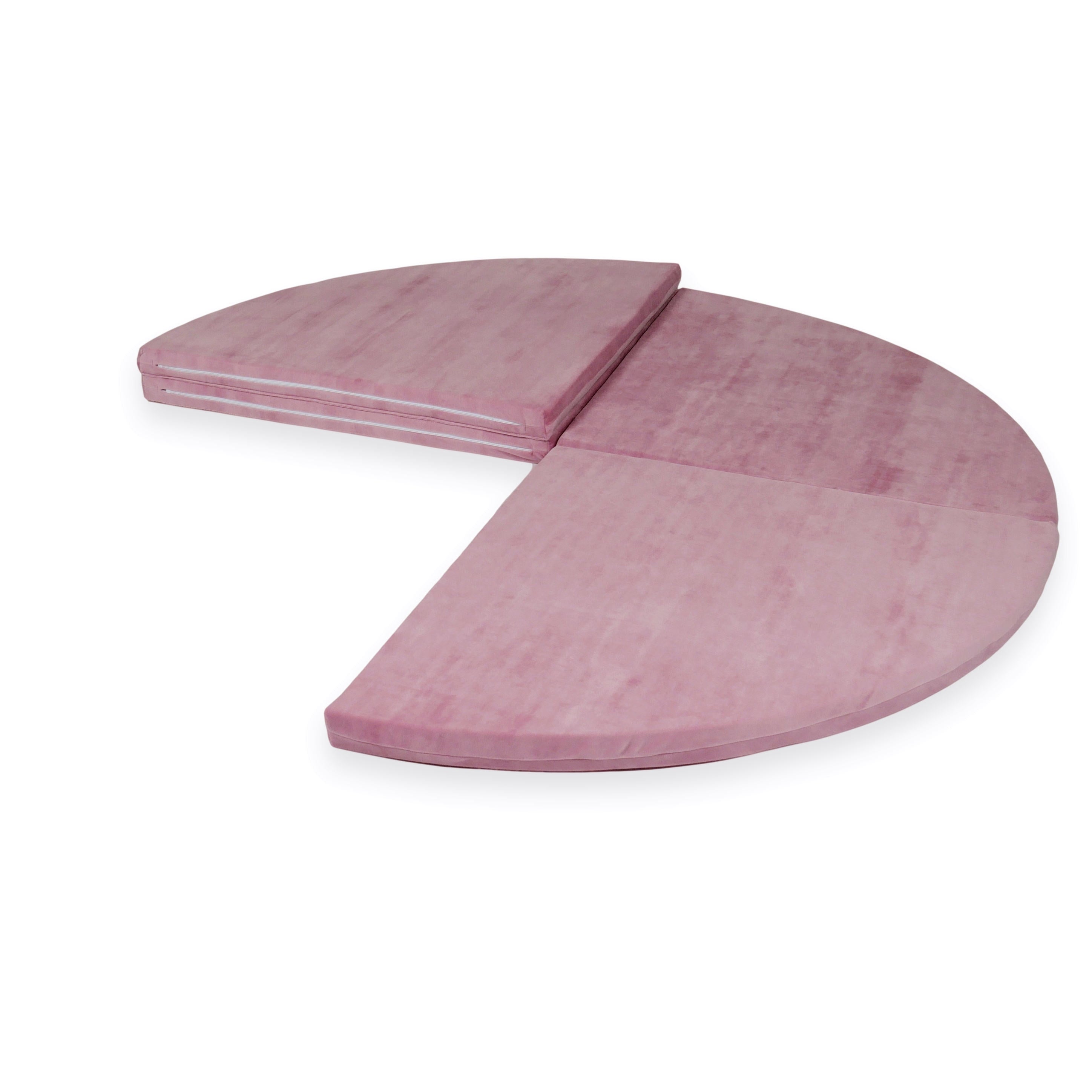 Mata do zabawy dla niemowląt okrągła 160 cm Velvet Soft