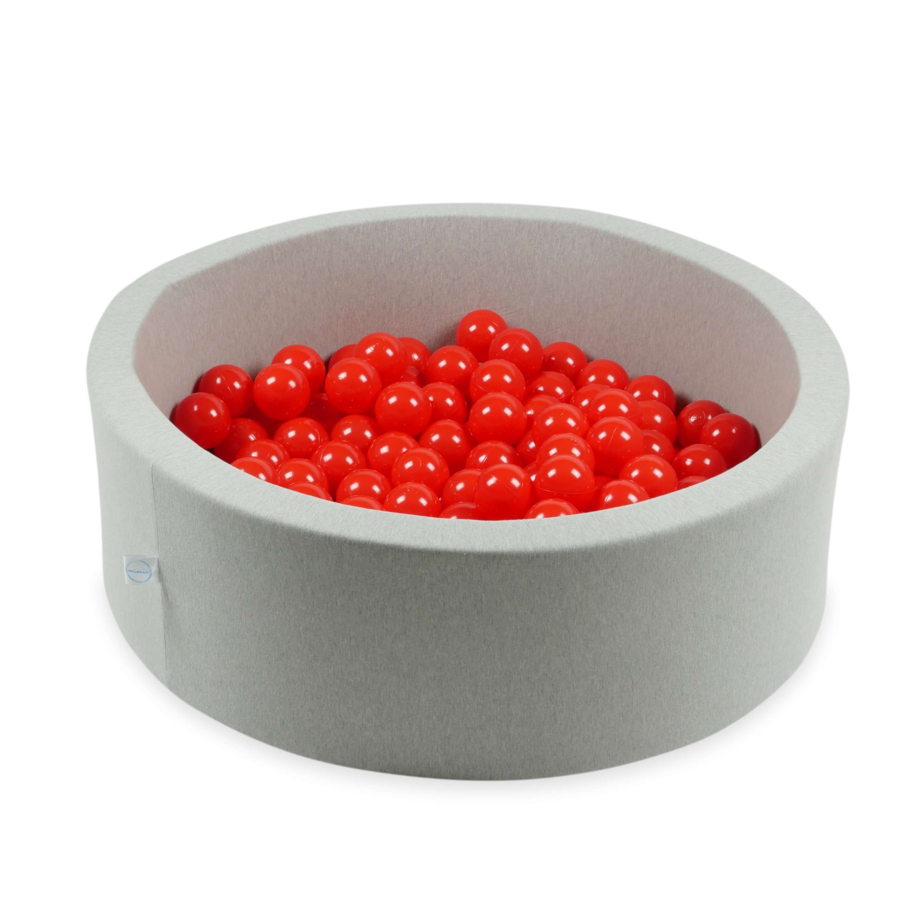 Piłeczki do suchego basenu Ø 7 cm – 200 szt. – czerwone