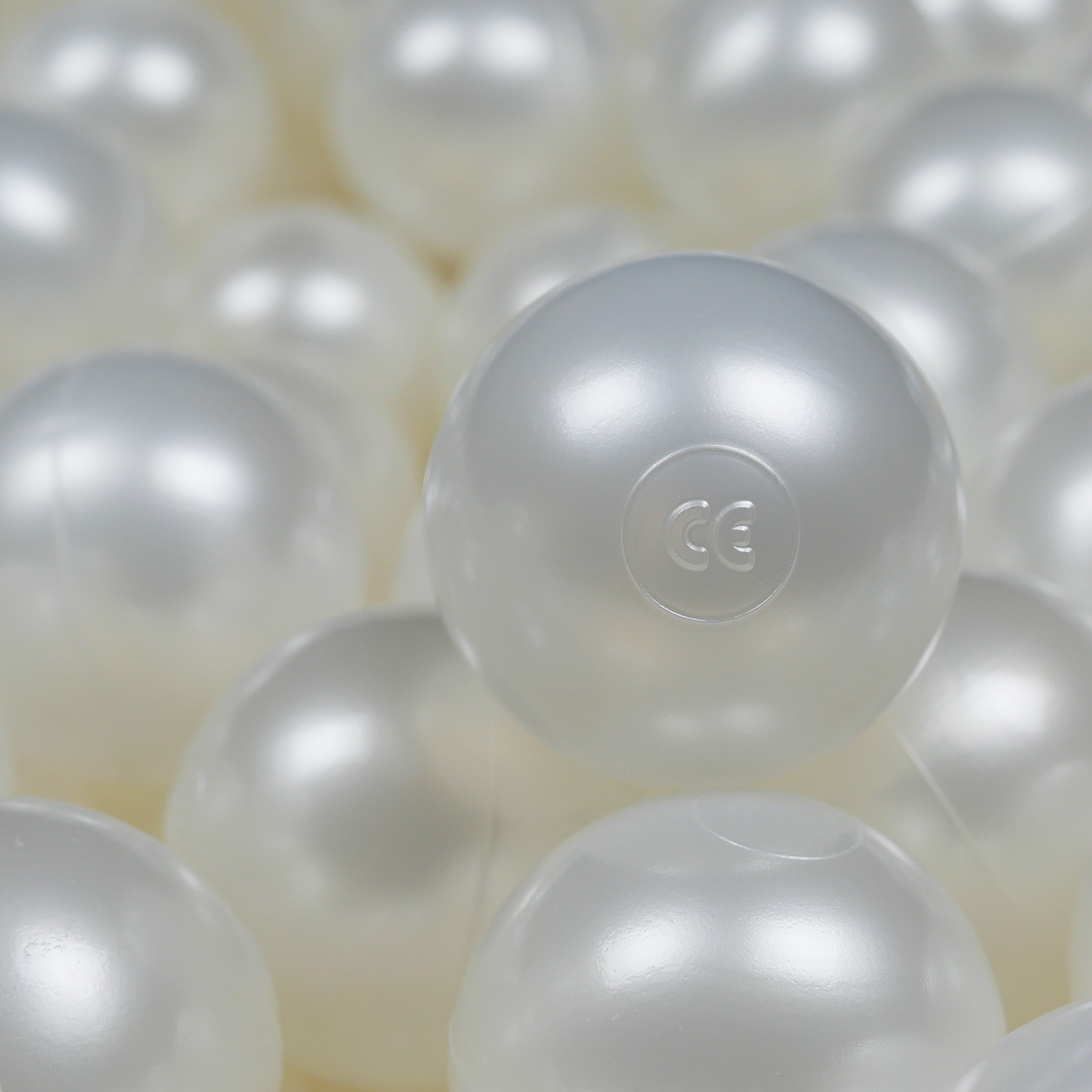Ball pit balls Ø 7 cm – 50 pcs. – Pearl