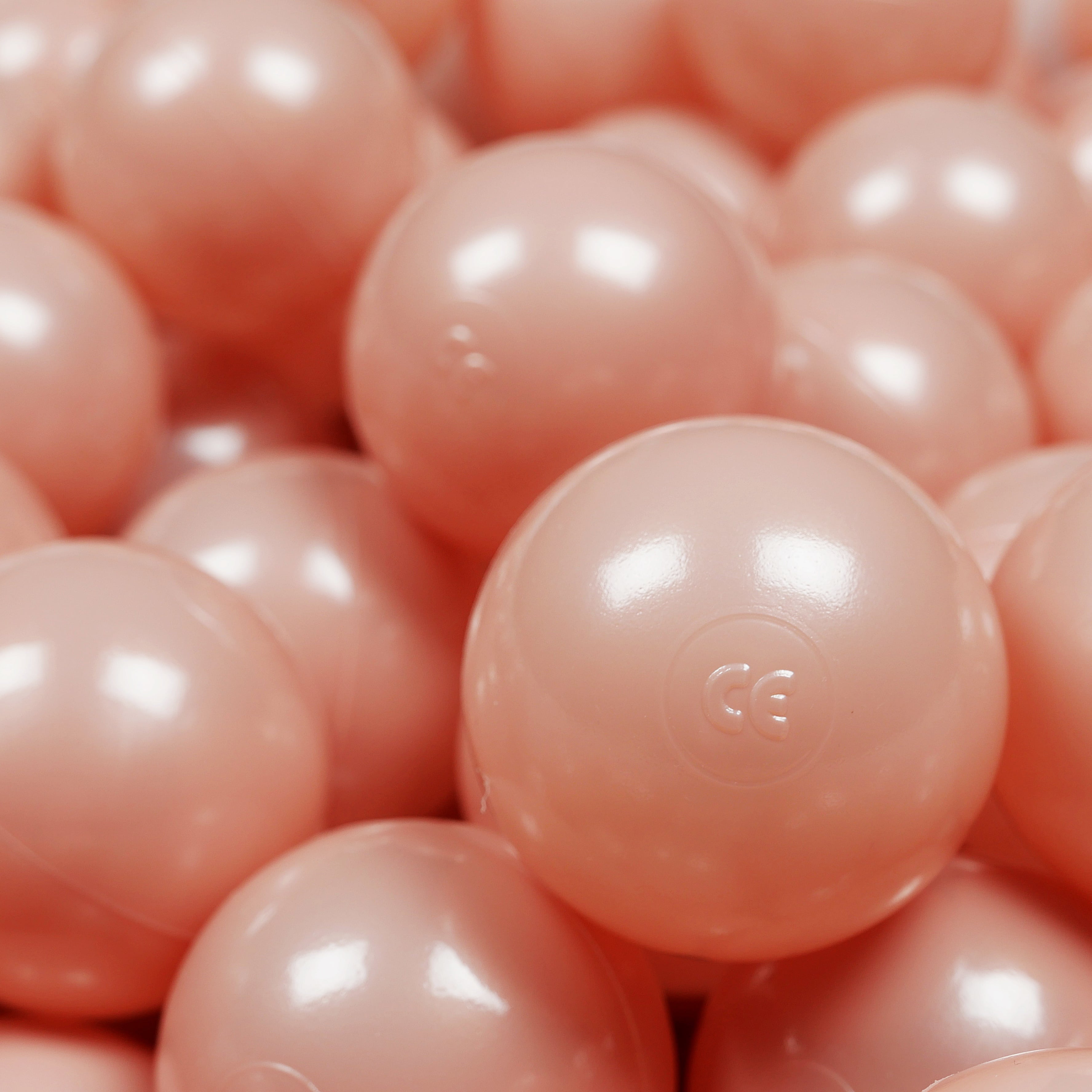 Piłeczki do suchego basenu Ø 7 cm – 150 szt. – różowozłote