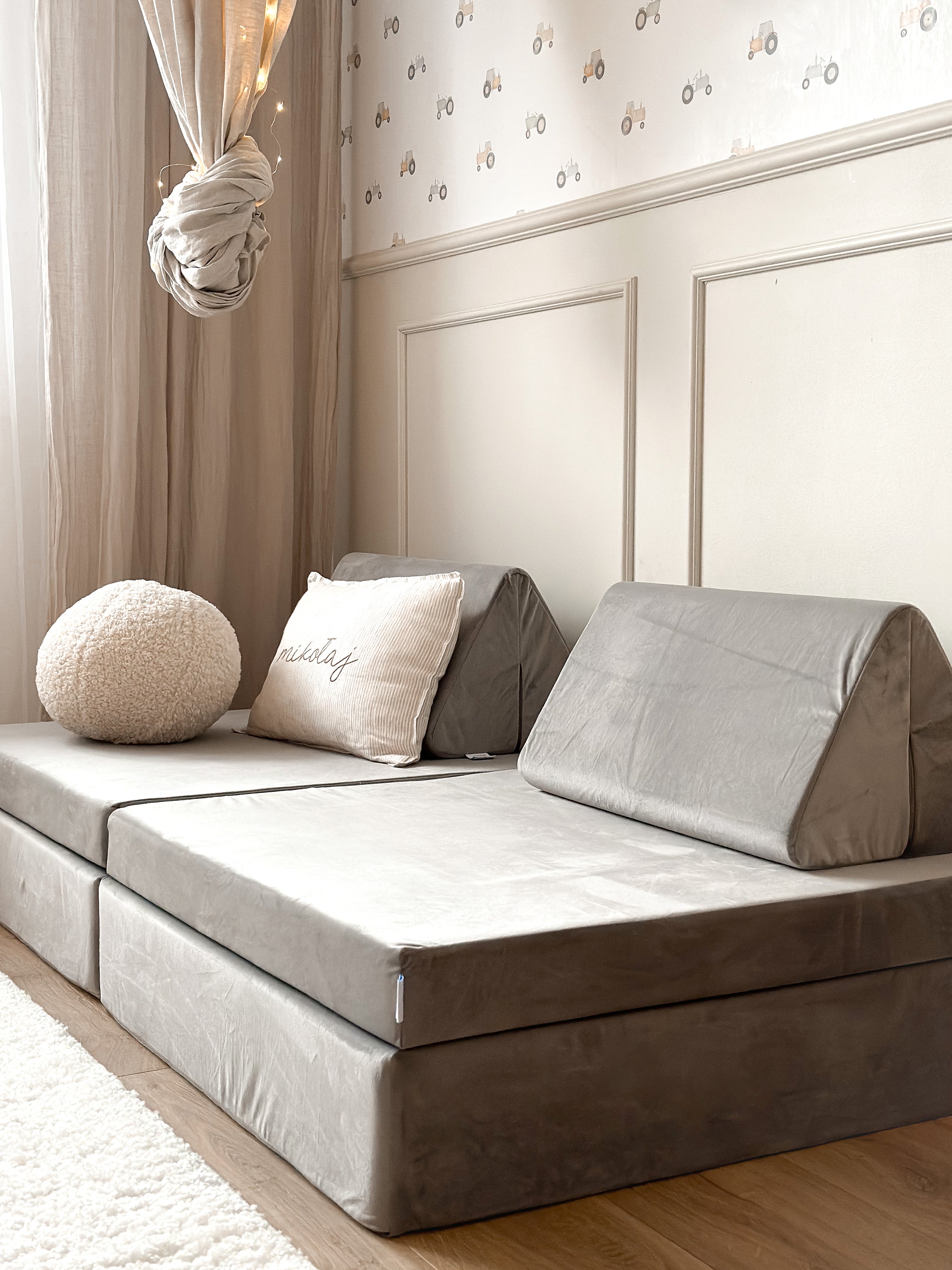 Sofa do zabawy Montessori Standard Velvet