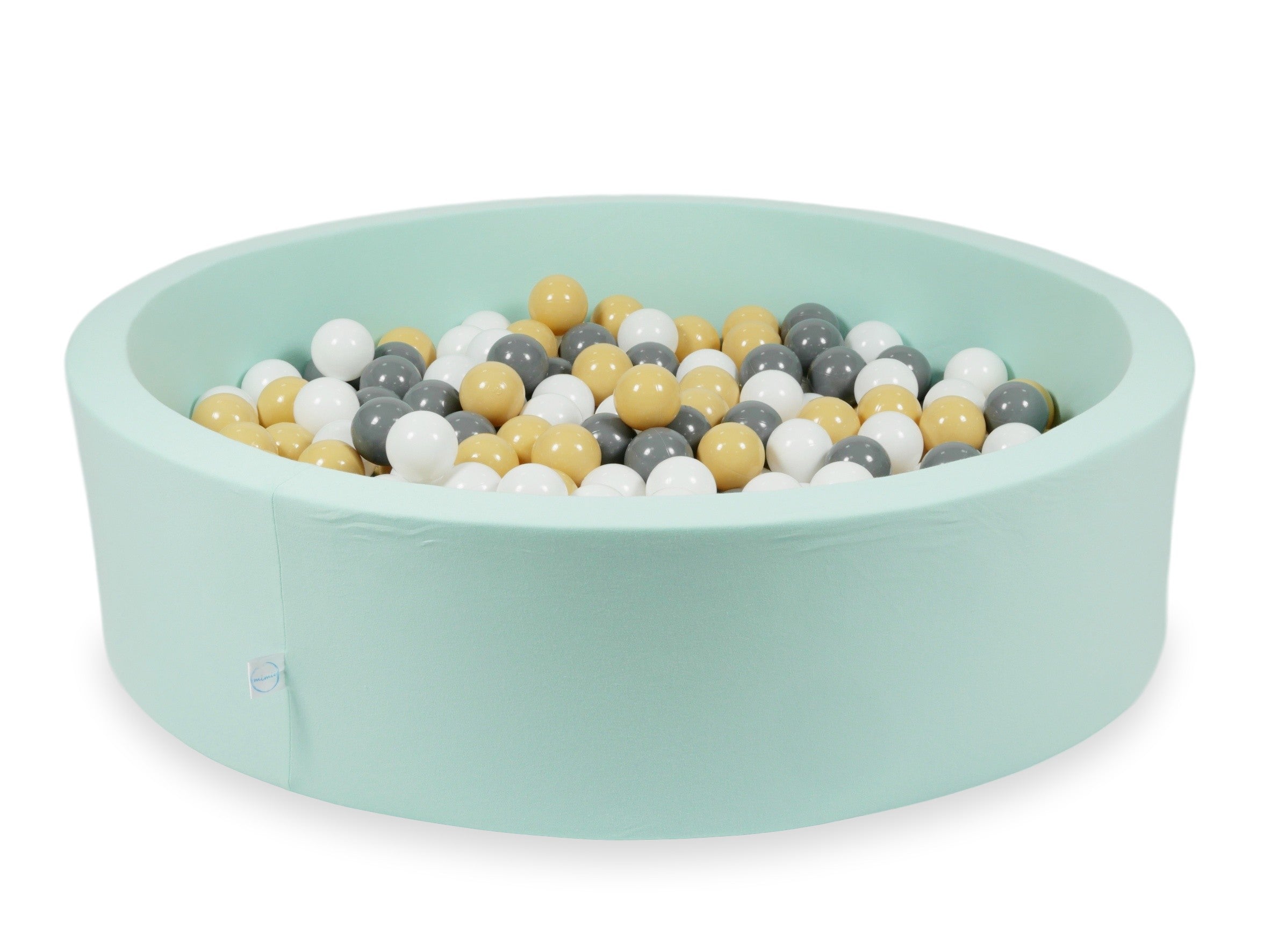 Ball pit with balls 110 × 30 cm mint with 400 balls
