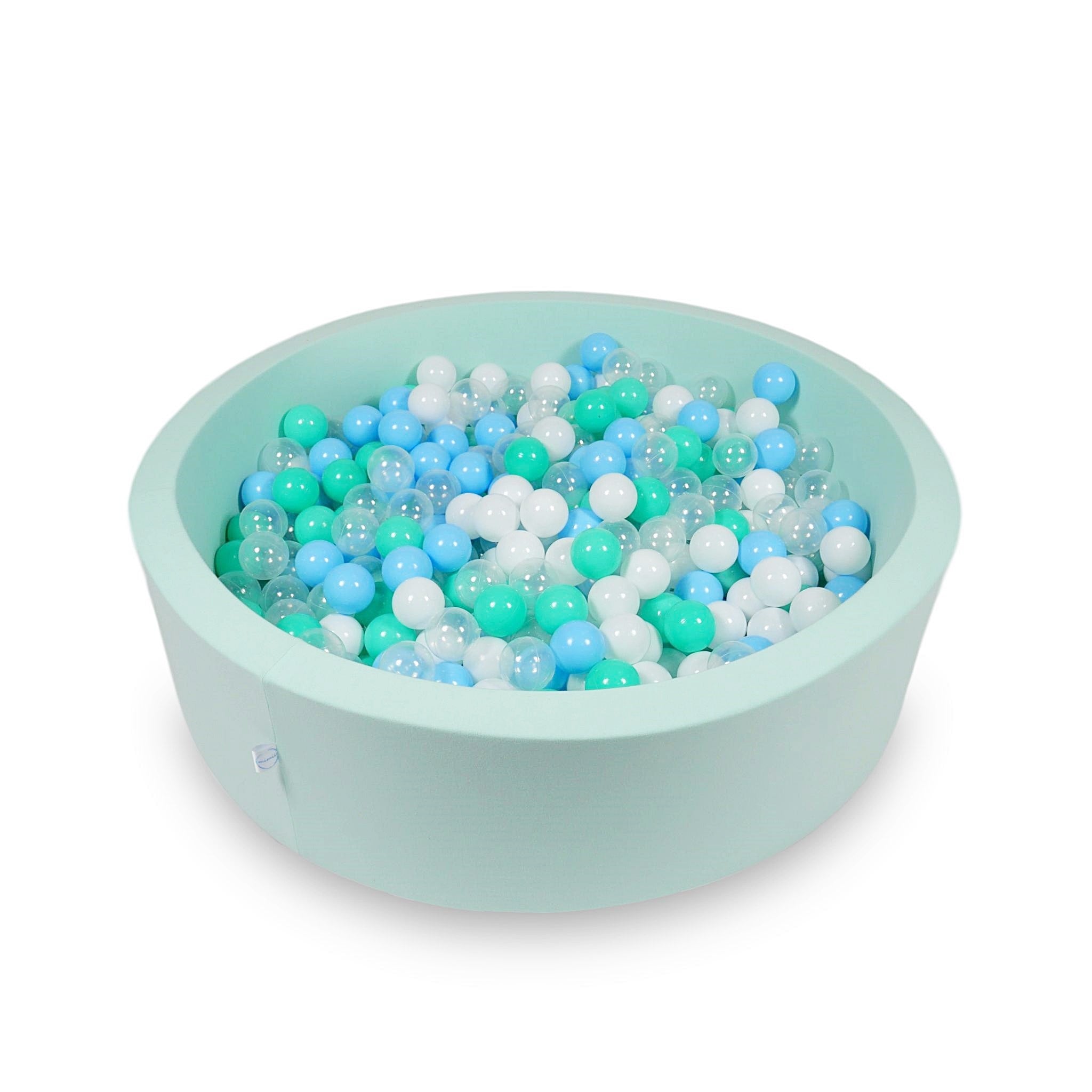 Ball pit with balls 110 × 30 cm mint with 400 balls