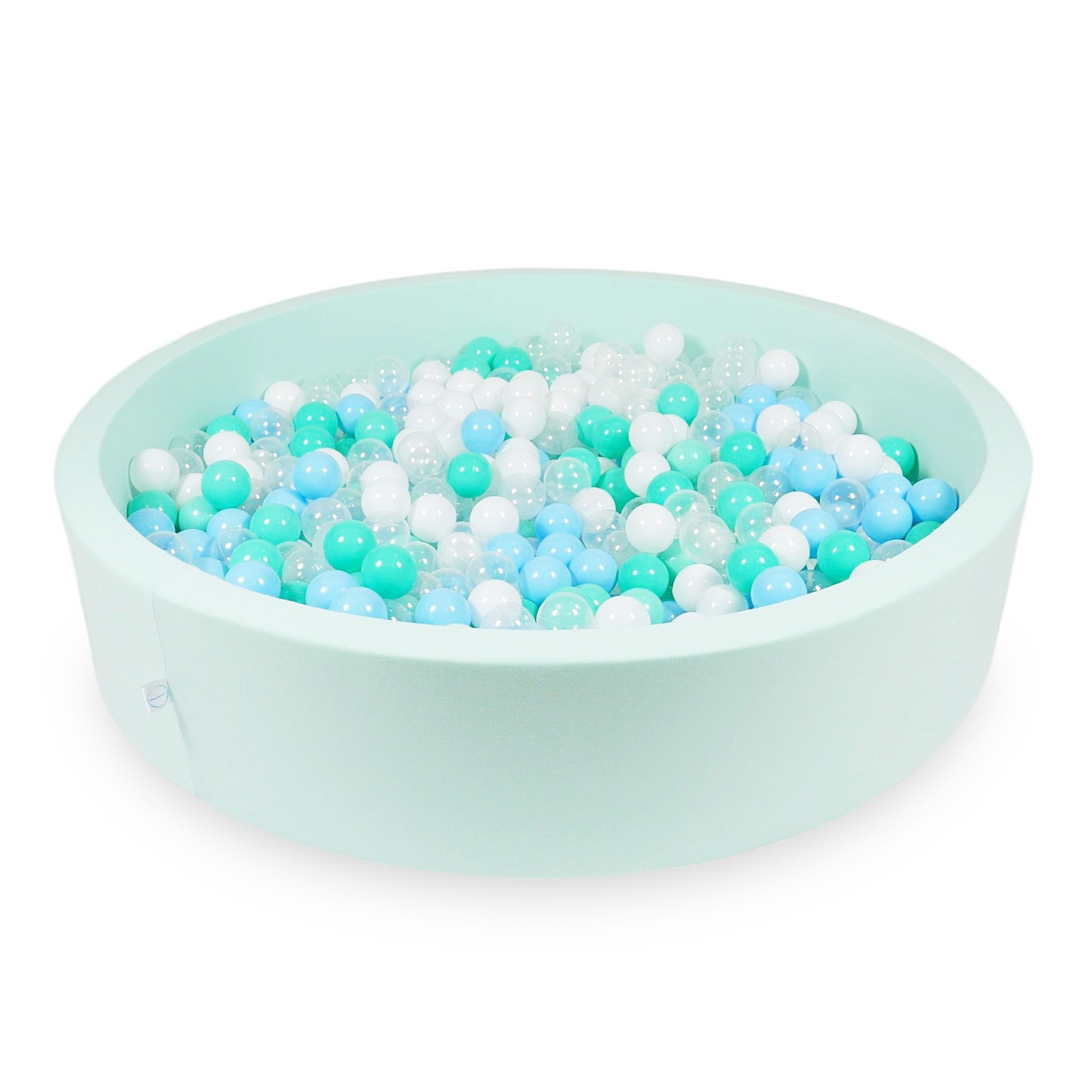 Ball pit with balls 130 × 30 cm mint with 600 balls