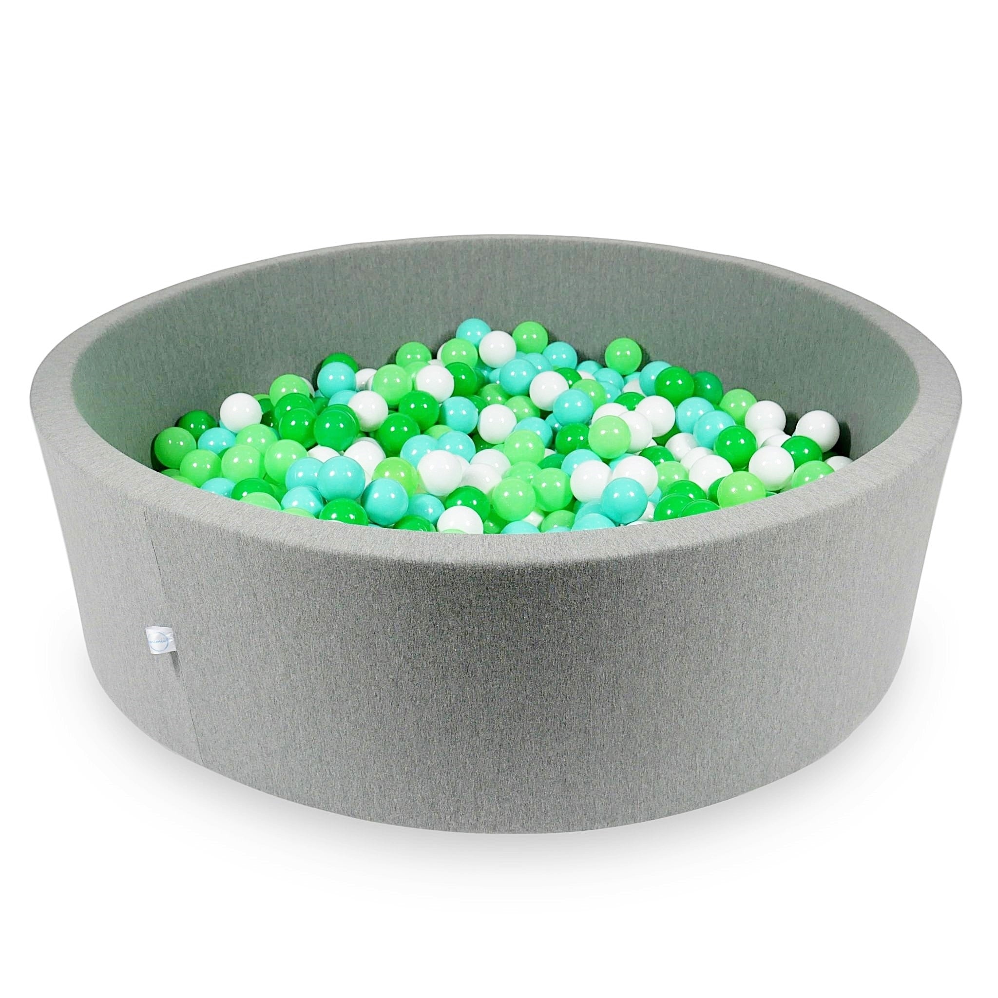 Ball pit with balls 130 × 40 cm grey with 700 balls