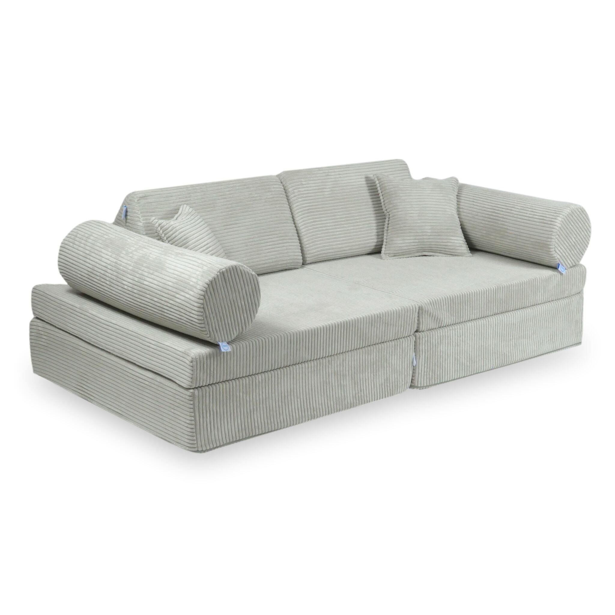 Sofa do zabawy Montessori Comfort Sztruks