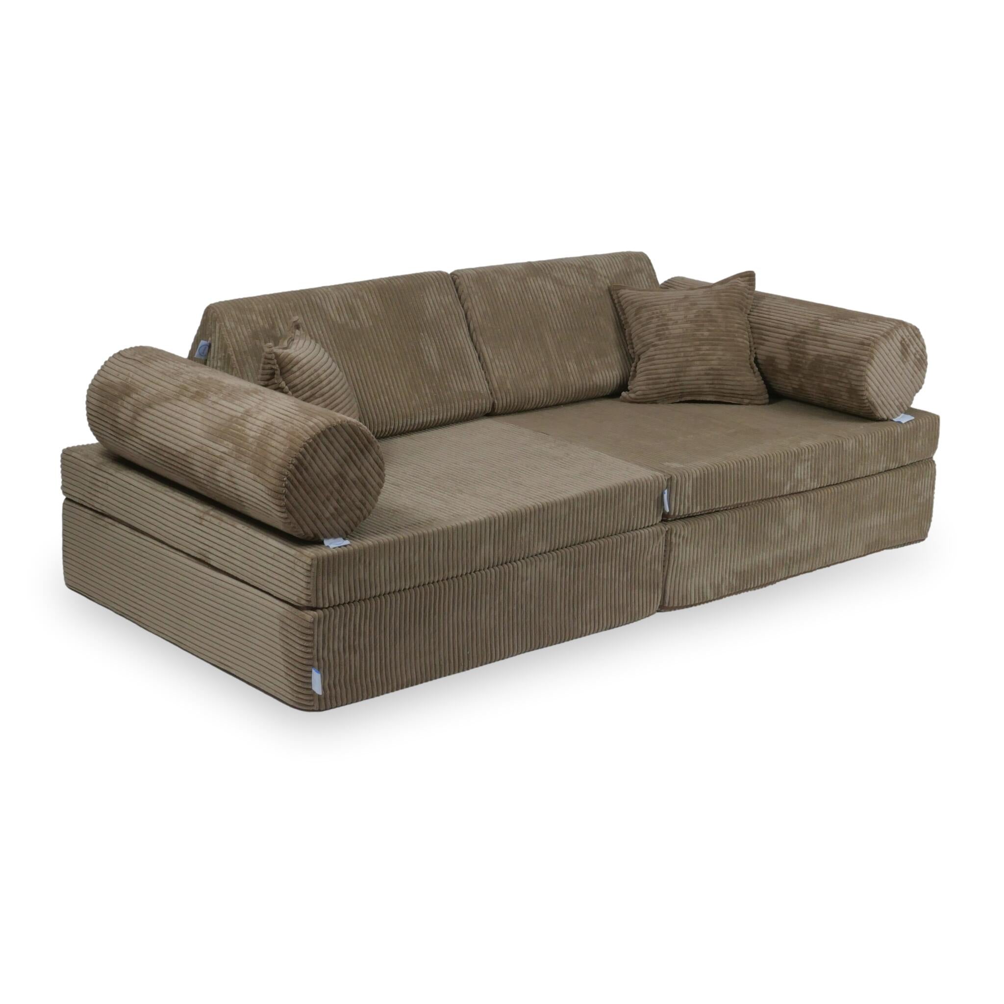 Sofa do zabawy Montessori Comfort Sztruks