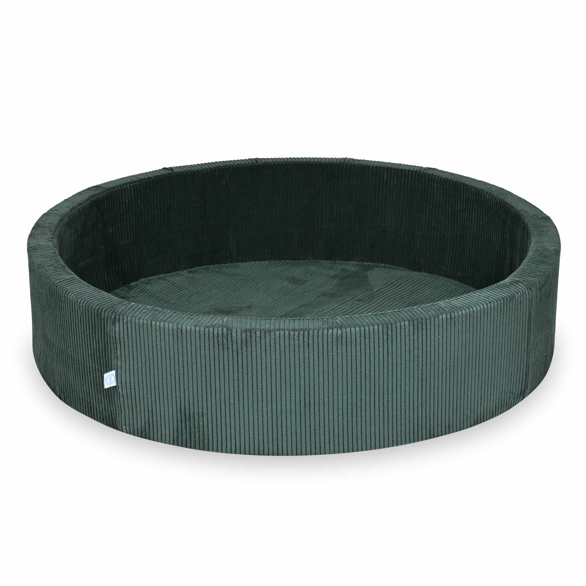 Ball pit corduroy green without balls