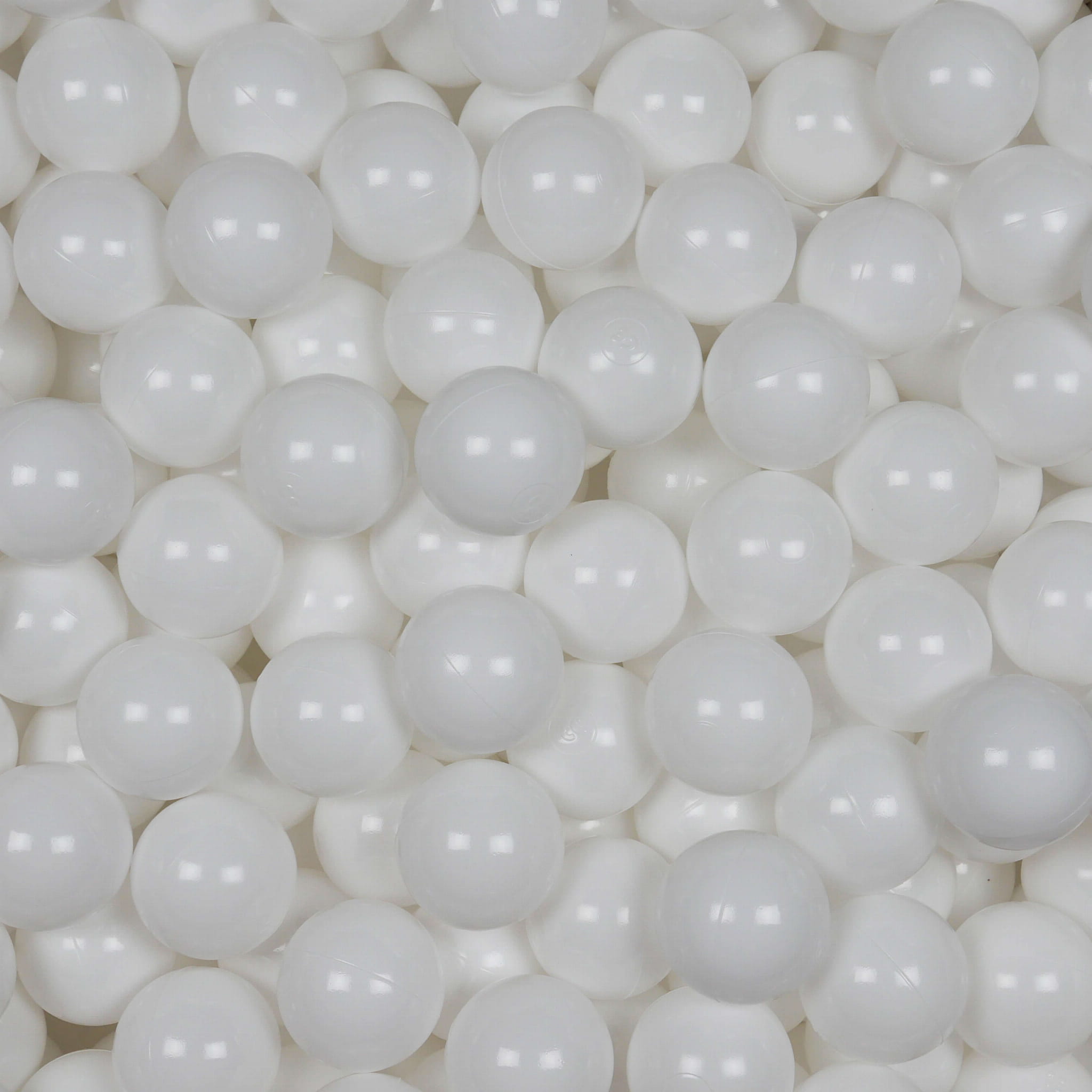 Ball pit balls Ø 7 cm – 50 pcs. – White