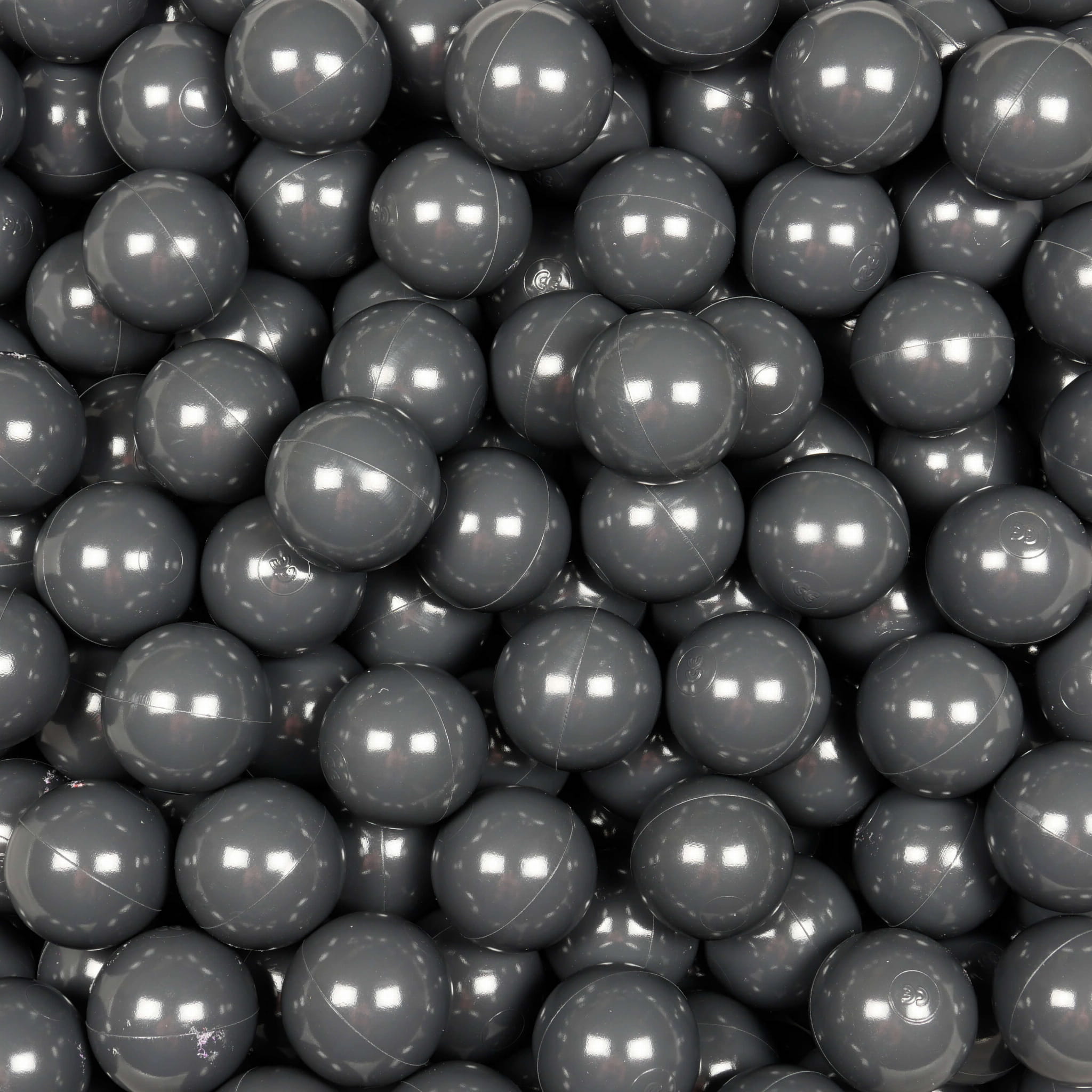 Piłeczki do suchego basenu Ø 7 cm – 500 szt. – grafitowe