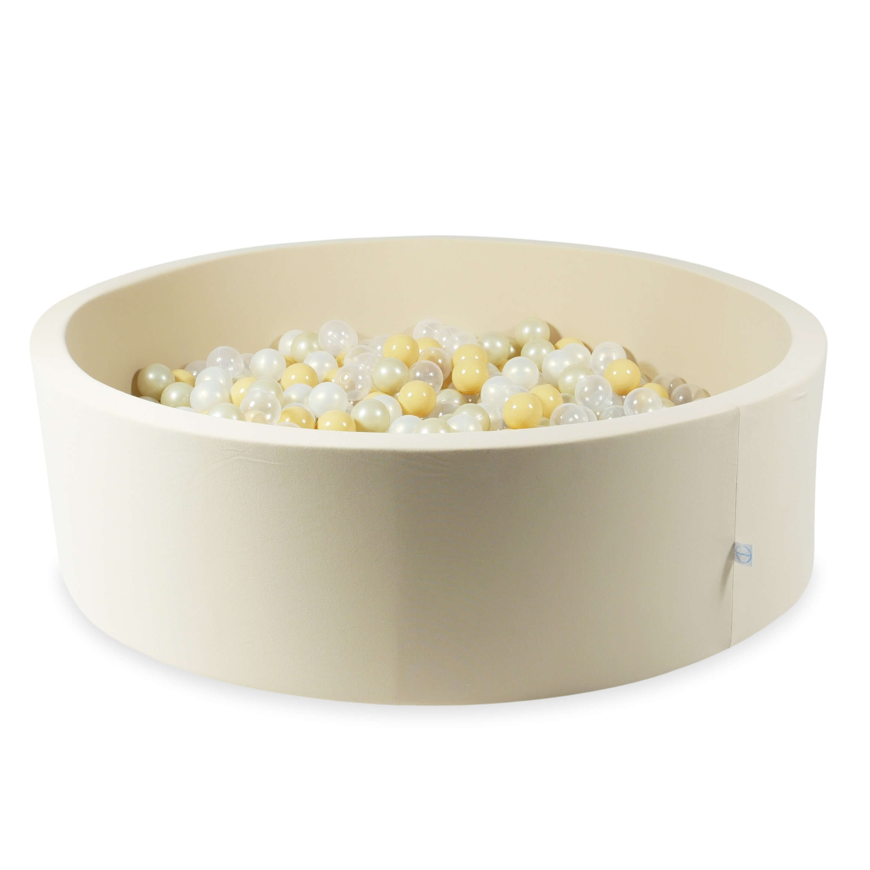 Ball pit with balls 130 × 40 cm beige with 700 balls