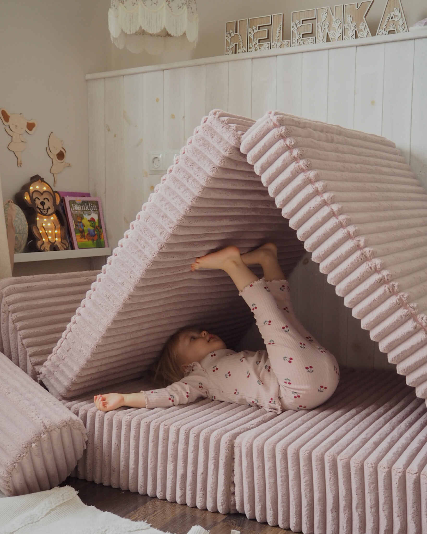 Sofa do zabawy Montessori Comfort Wafel