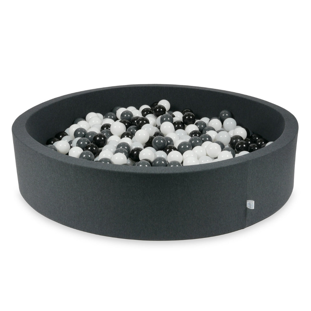 Ball pit with balls 130 × 30 cm graphite with 600 balls