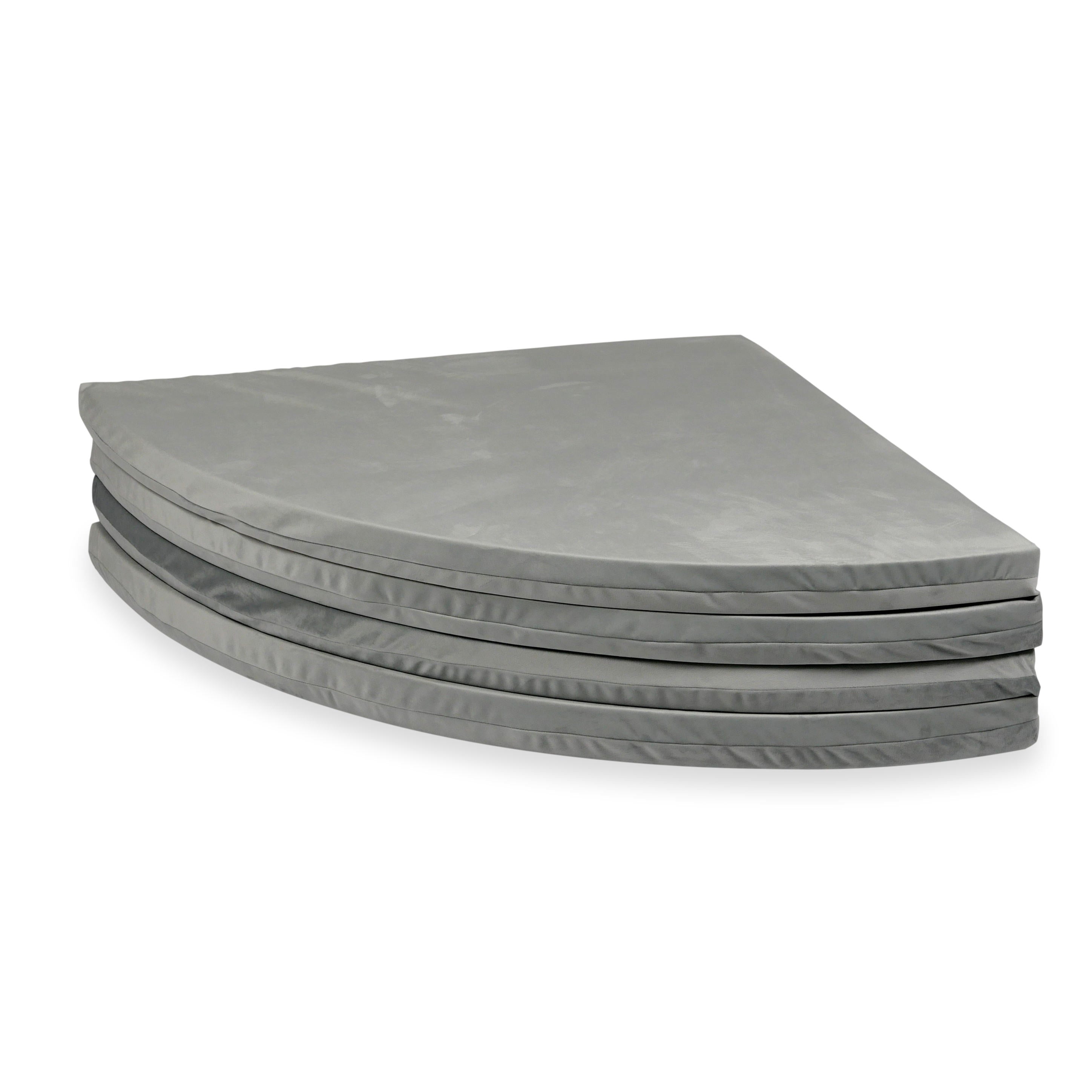 Baby play mat round cotton jersey
