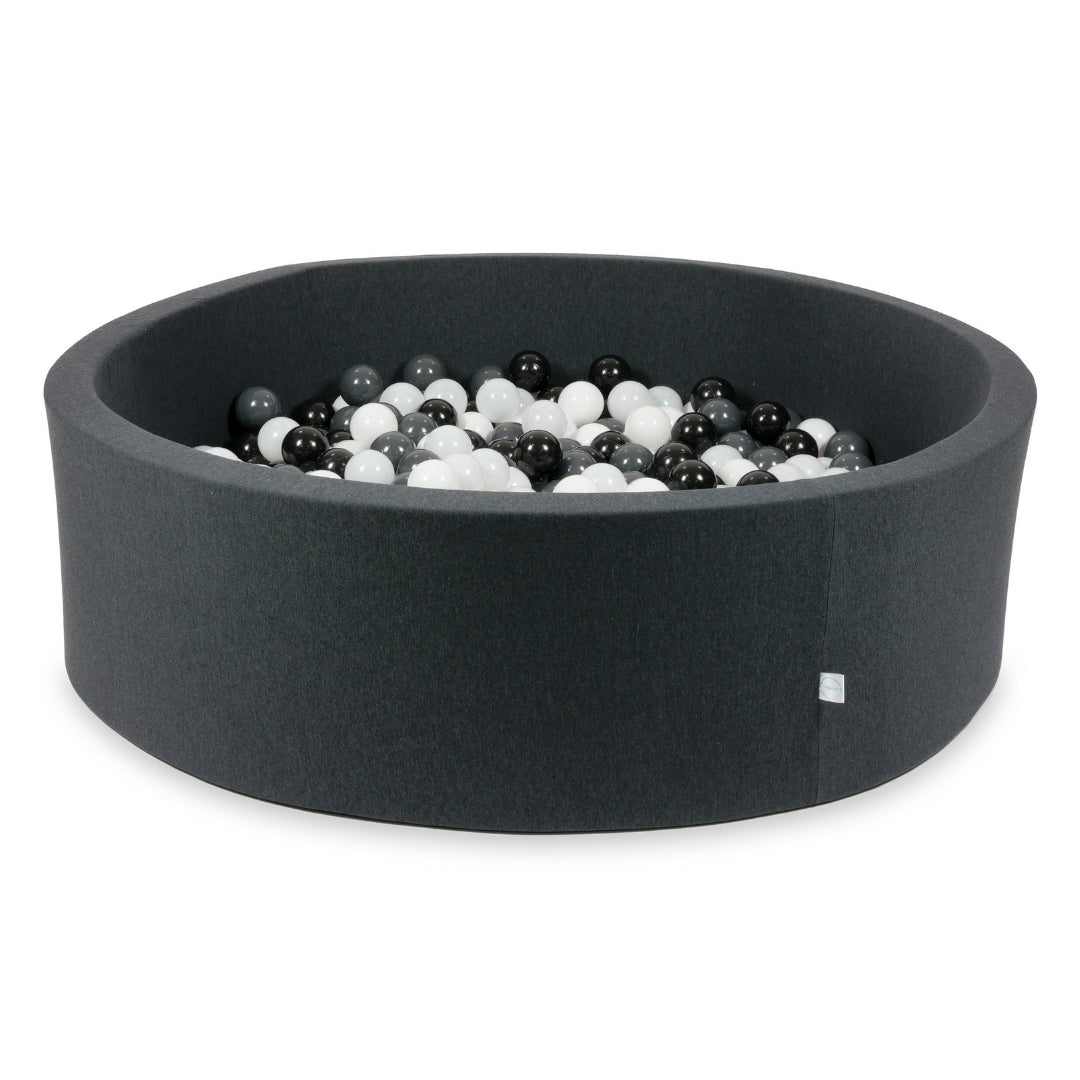 Ball pit with balls 130 × 40 cm graphite with 700 balls