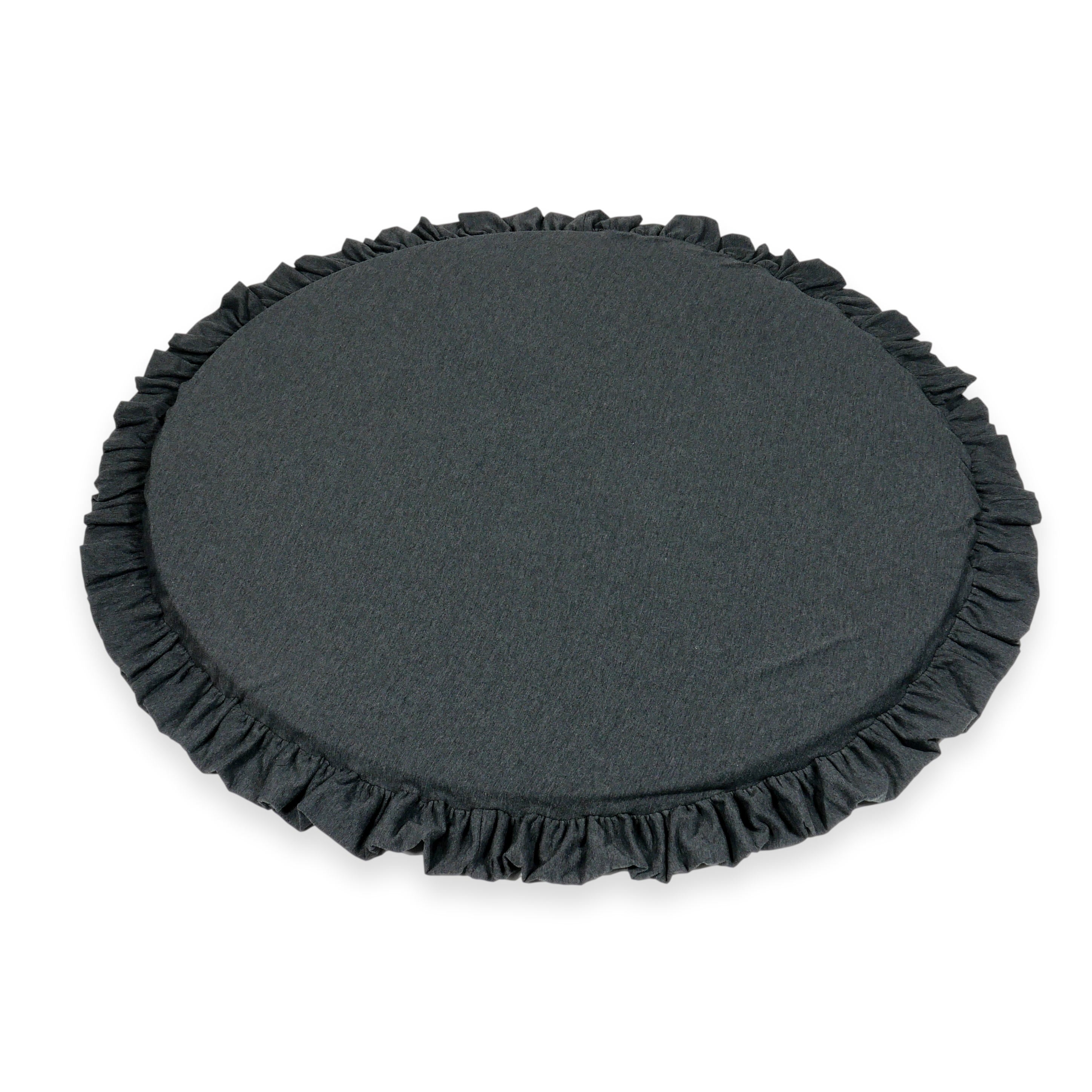 Round 100 cm baby play mat with ruffle