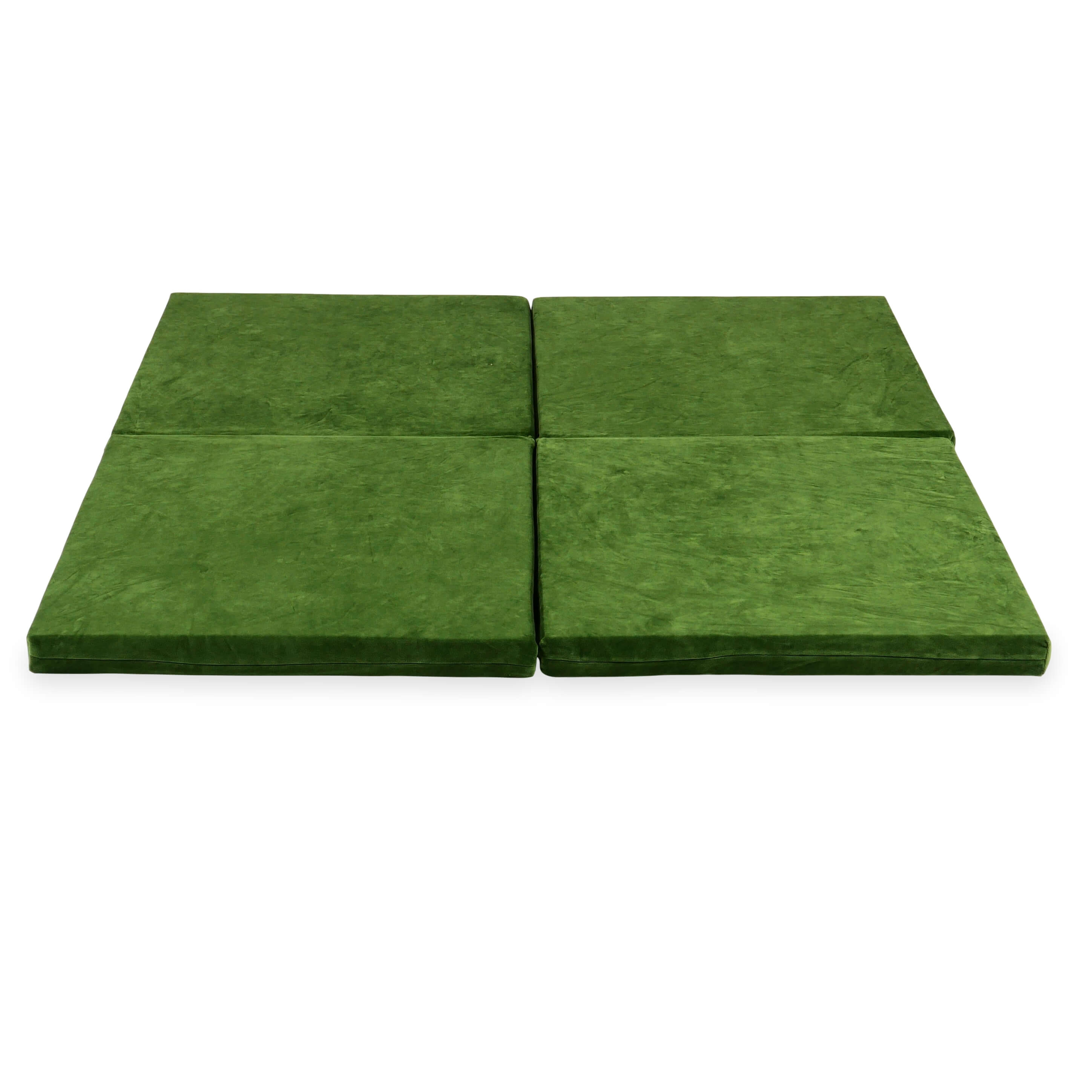 Mata do zabawy dla niemowląt kwadratowa składana 120x120 cm Velvet Soft
