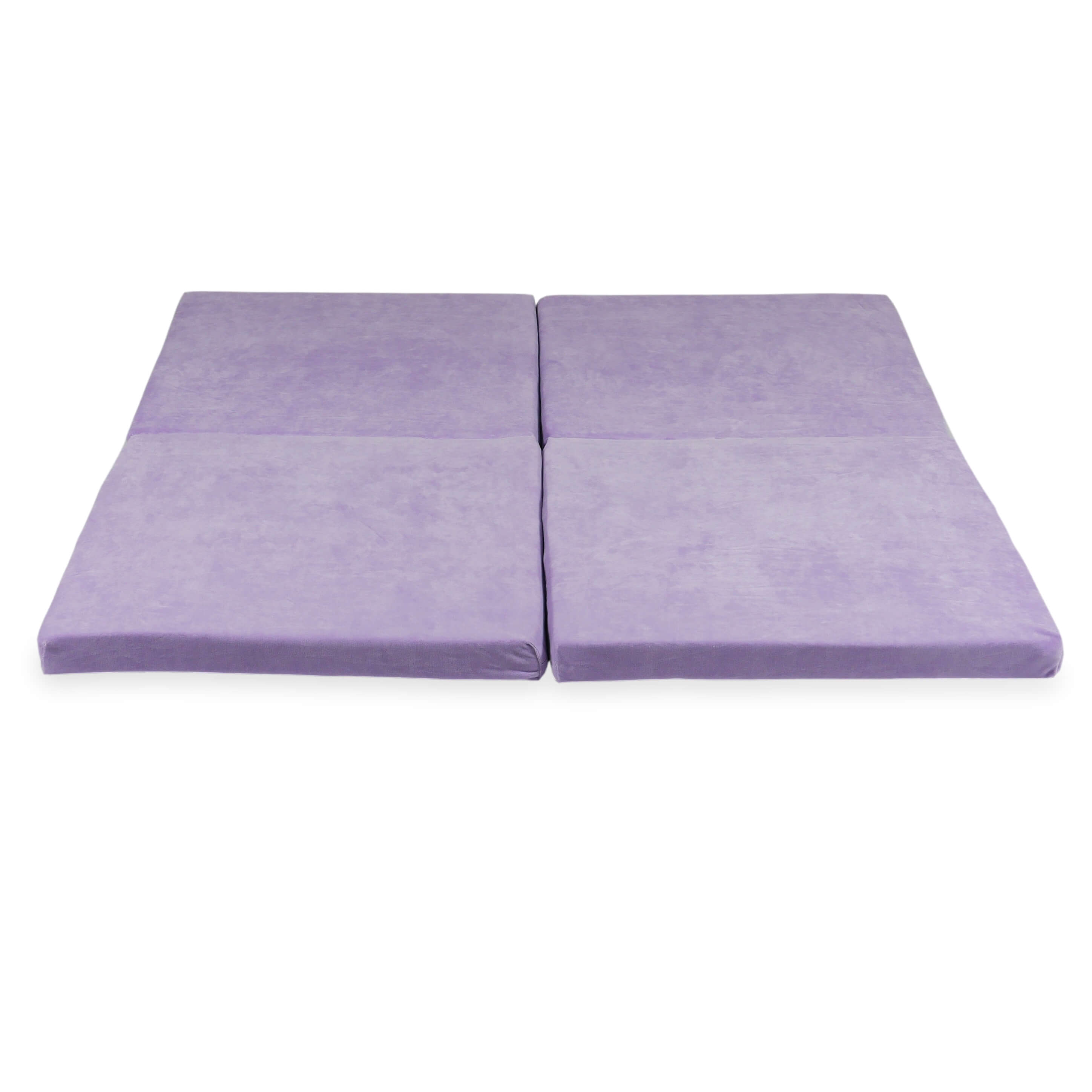Mata do zabawy dla niemowląt kwadratowa składana 120x120 cm Velvet Soft