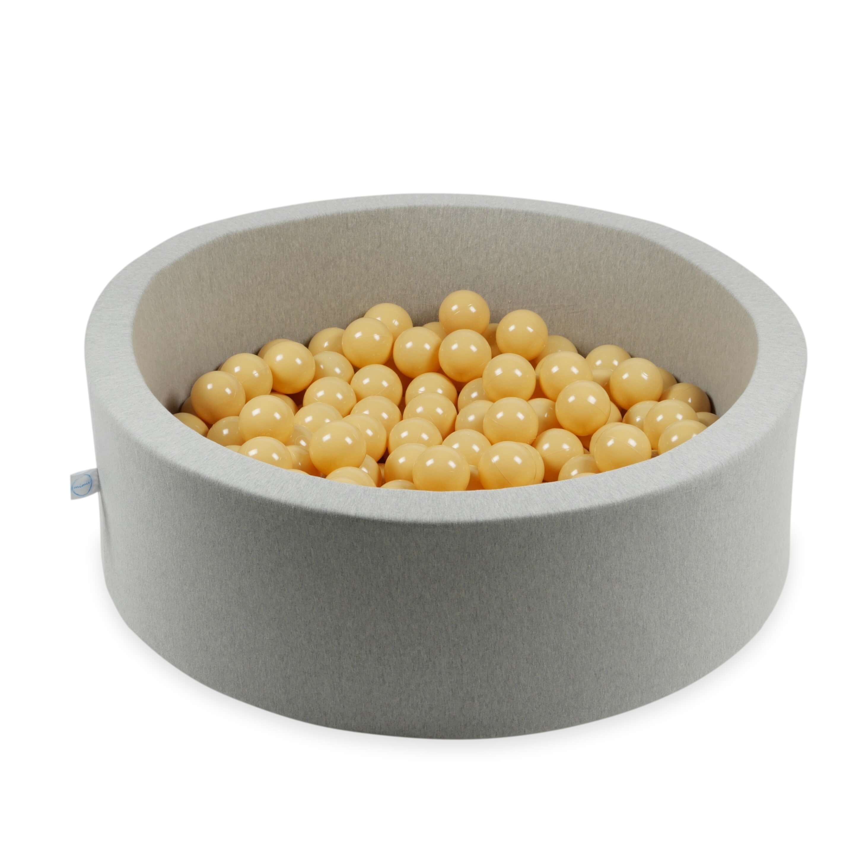 Piłeczki do suchego basenu Ø 7 cm – 150 szt. – beżowe