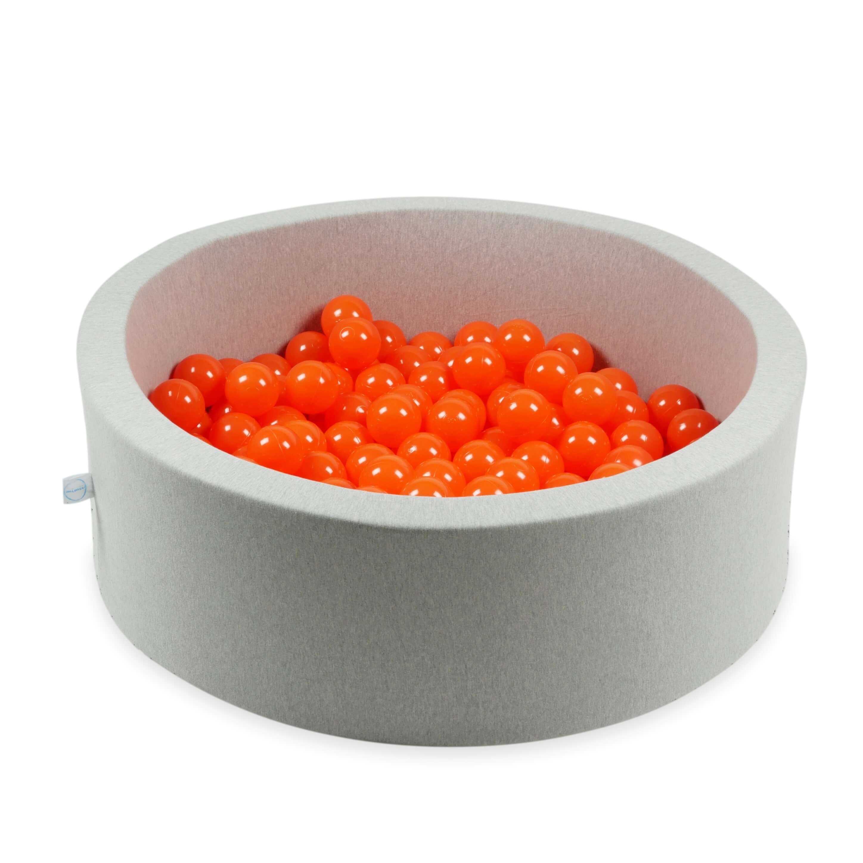 Piłeczki do suchego basenu Ø 7 cm – 50 szt. – pomarańczowe