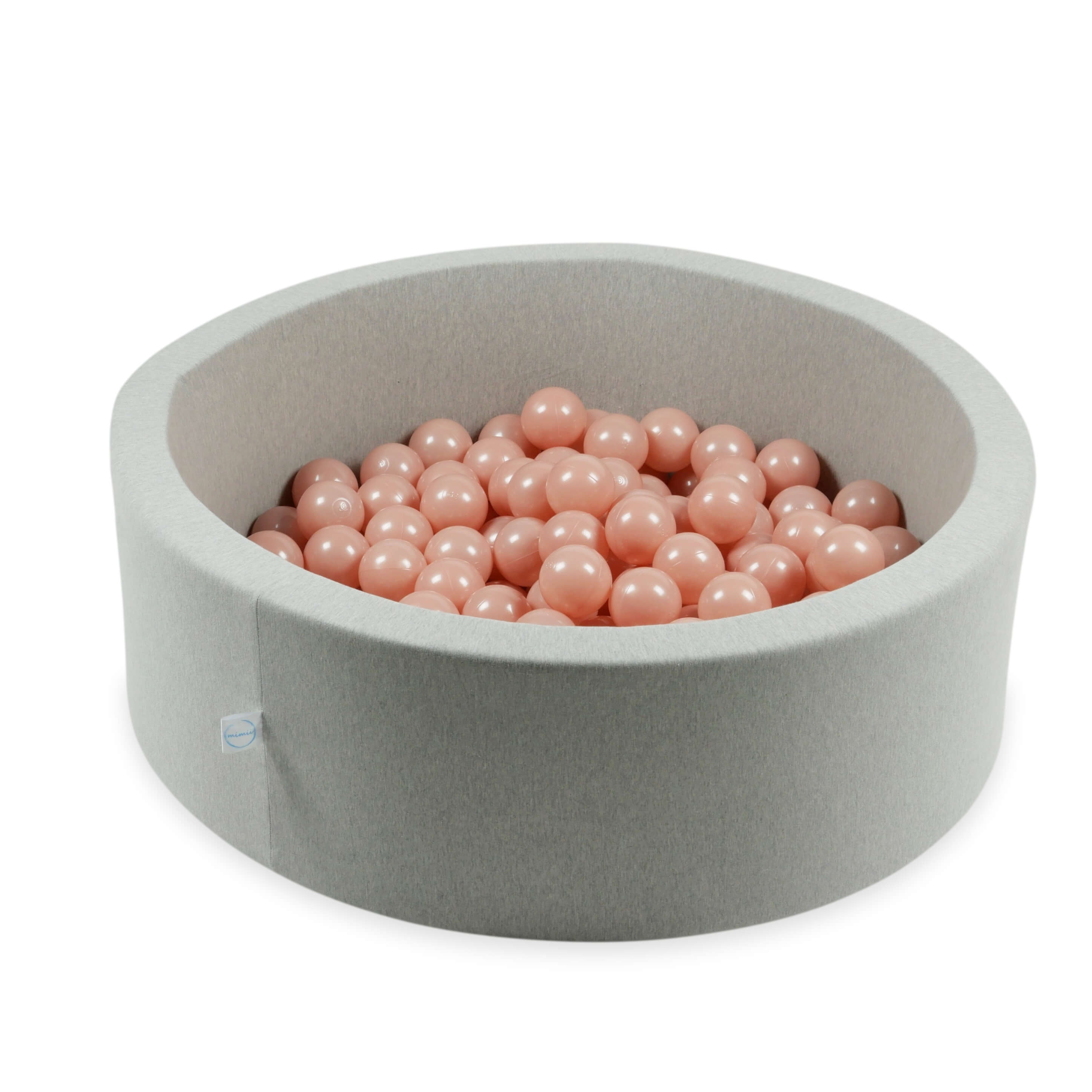 Piłeczki do suchego basenu Ø 7 cm – 150 szt. – różowozłote