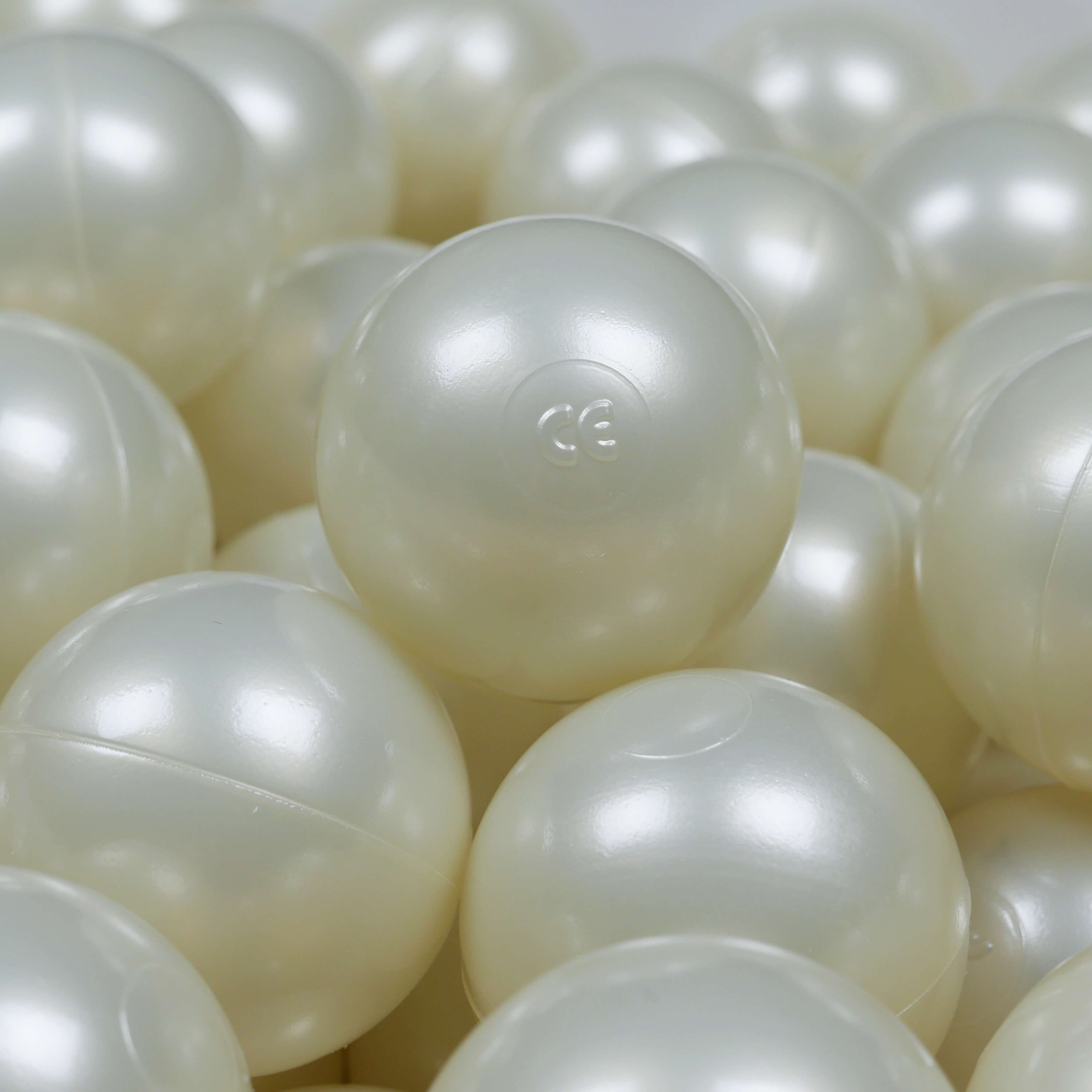 Ball pit balls Ø 7 cm – 200 pcs. – Light gold