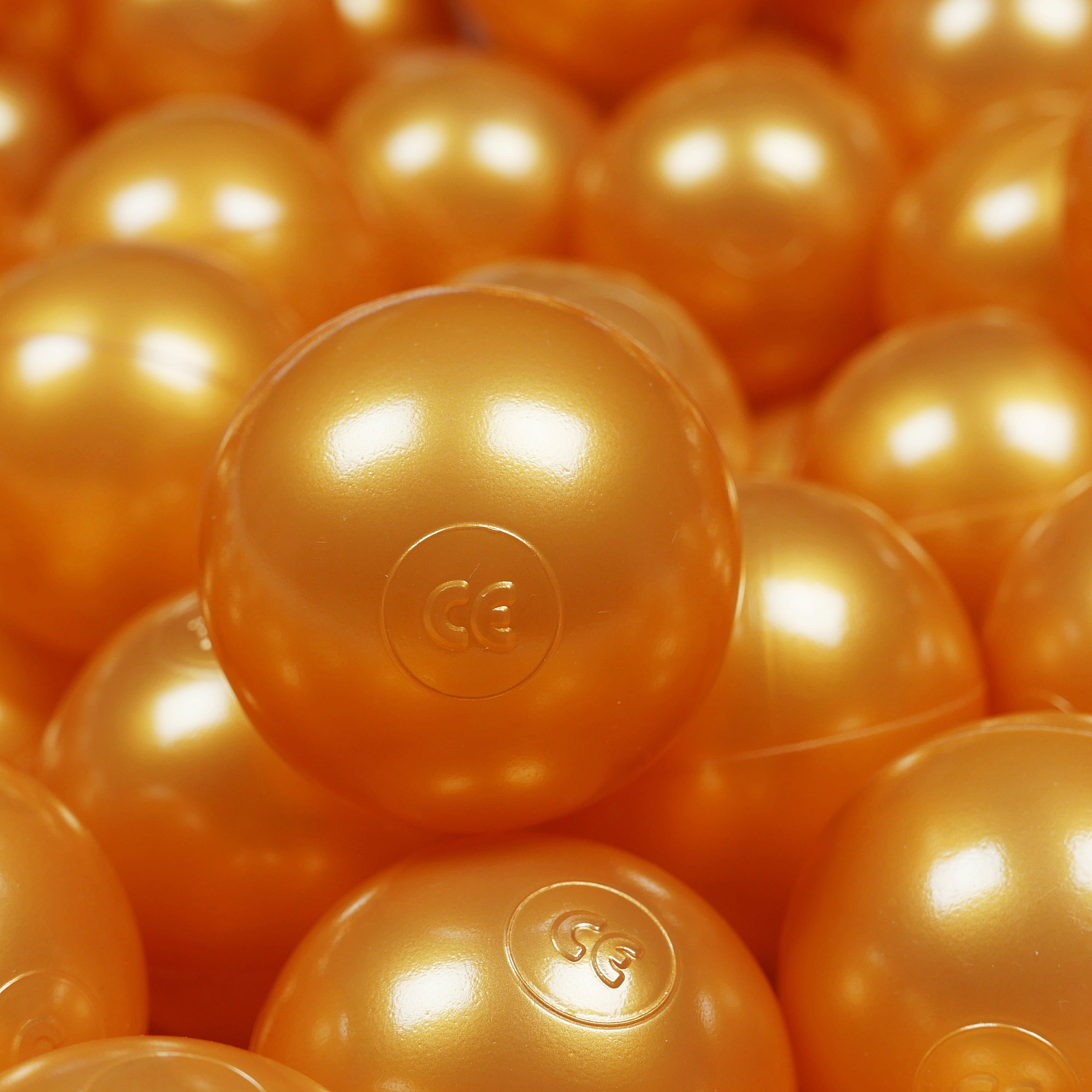 Ball pit balls Ø 7 cm – 50 pcs. – Gold