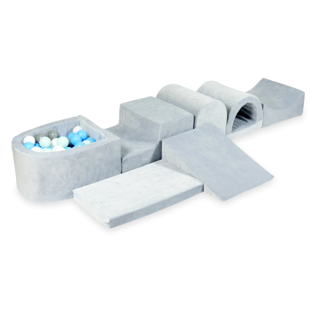 6 elements - set of 16 (wedge, hill, step, cradle, bridge, mat)