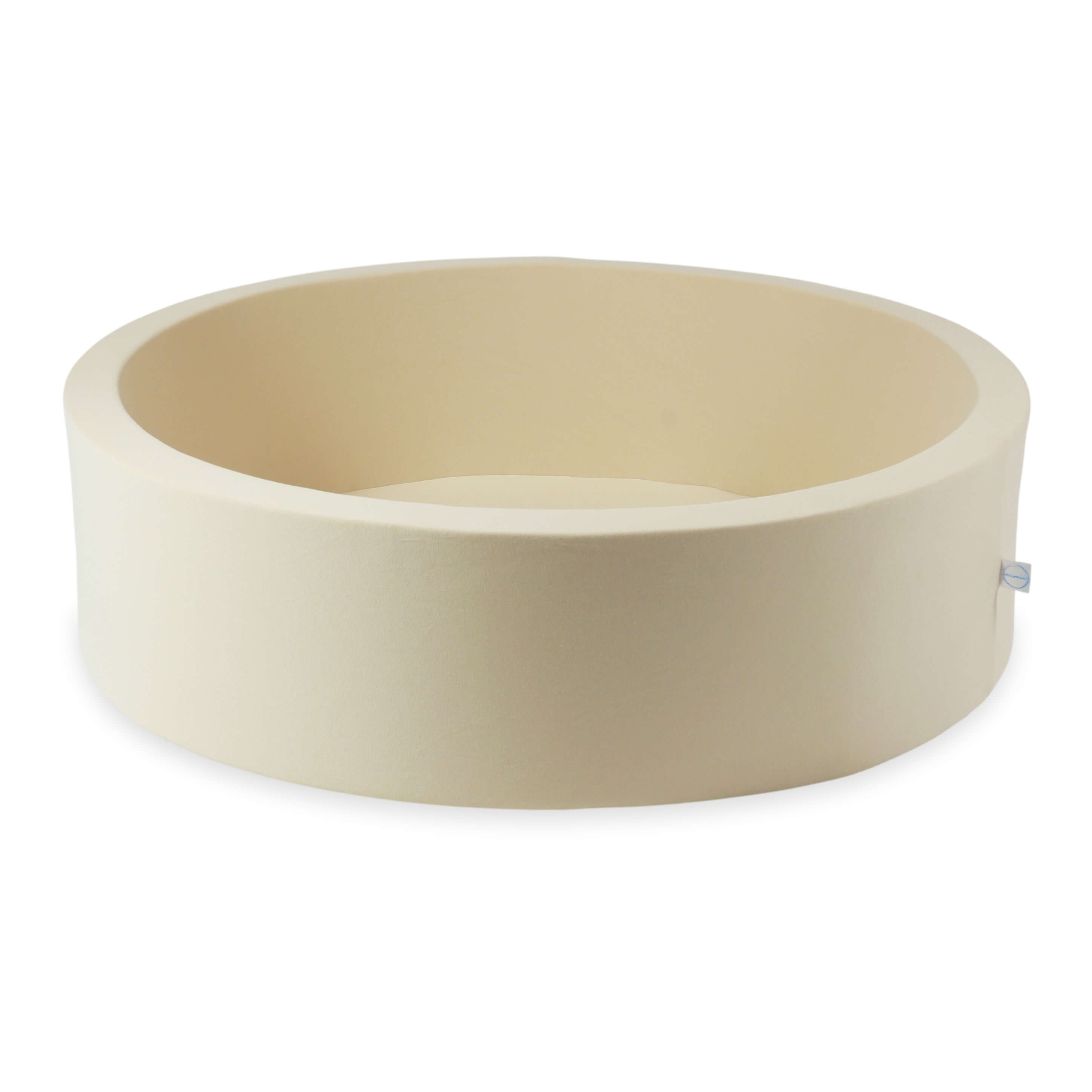 Mimii Bällebad in Beige – rund, 110 × 30 cm, ohne Bälle