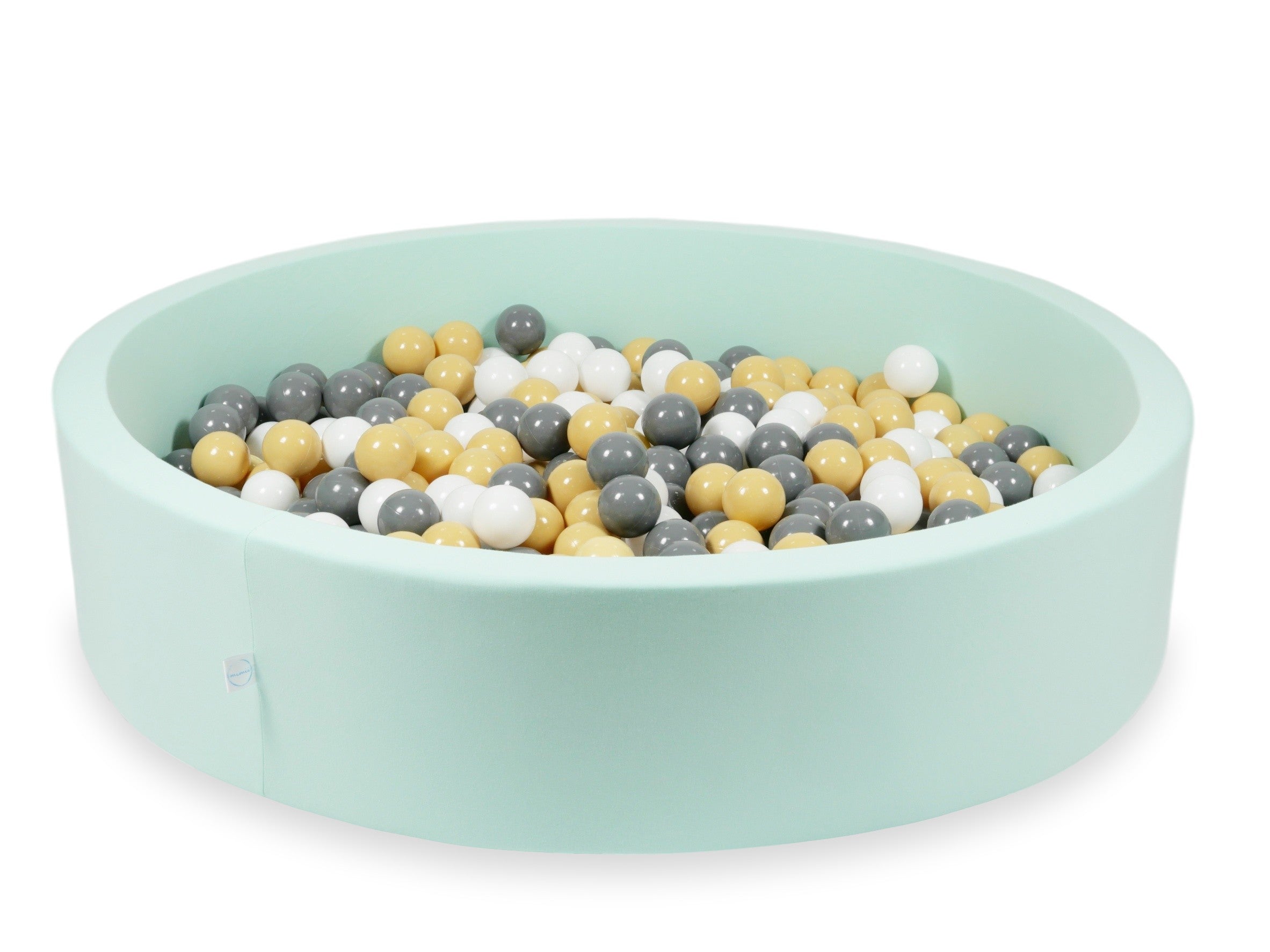Ball pit with balls 130 × 30 cm mint with 600 balls