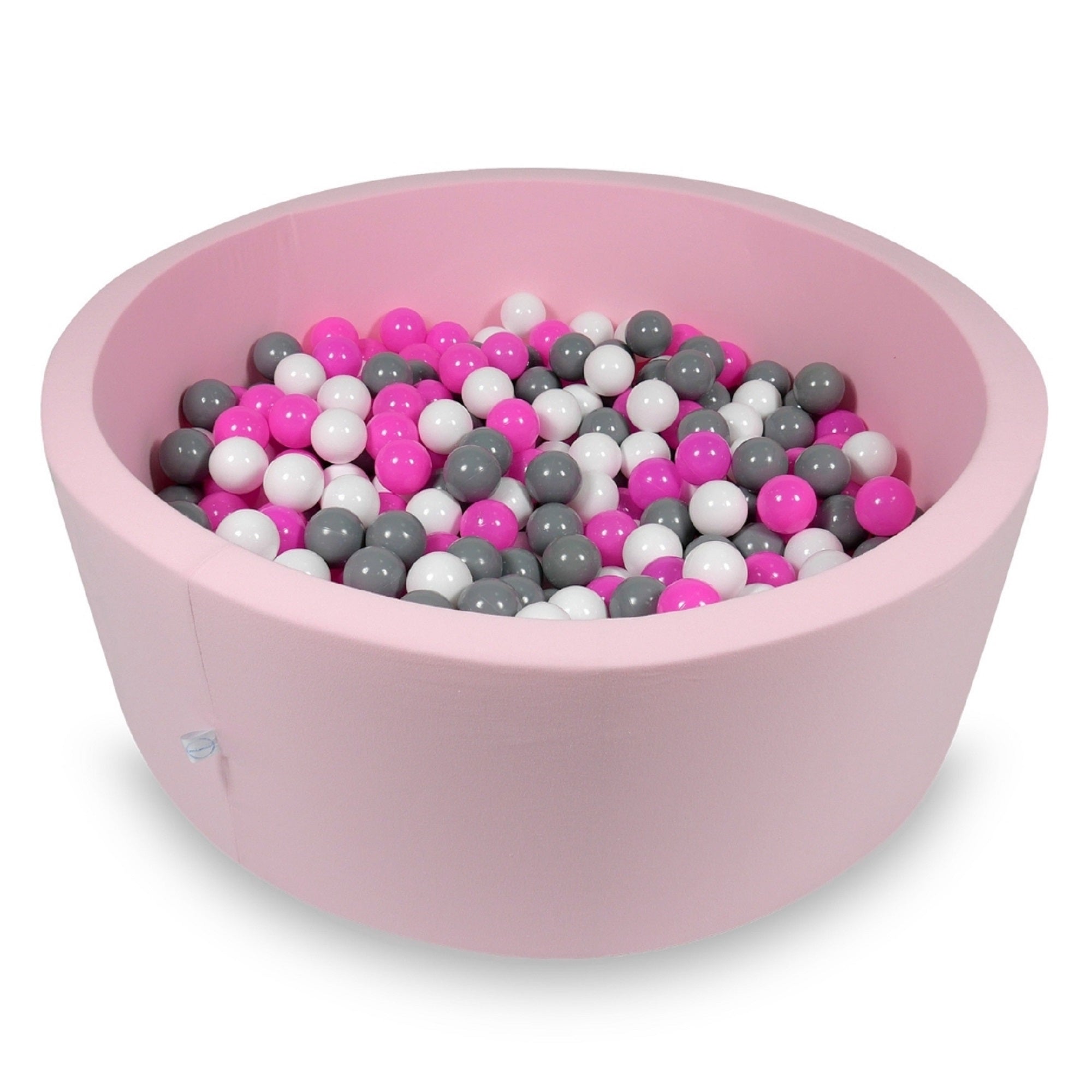 Ball pit with balls 110 × 40 cm powder pink with 500 balls