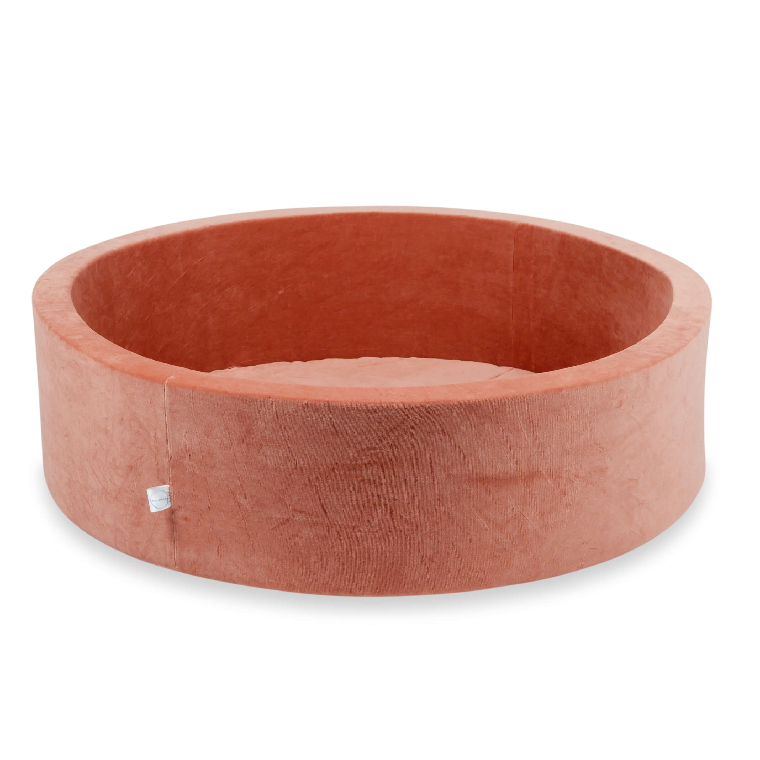 Mimii Bällebad aus Velvet Soft in Canyon Clay – rund, 110 × 30 cm, ohne Bälle