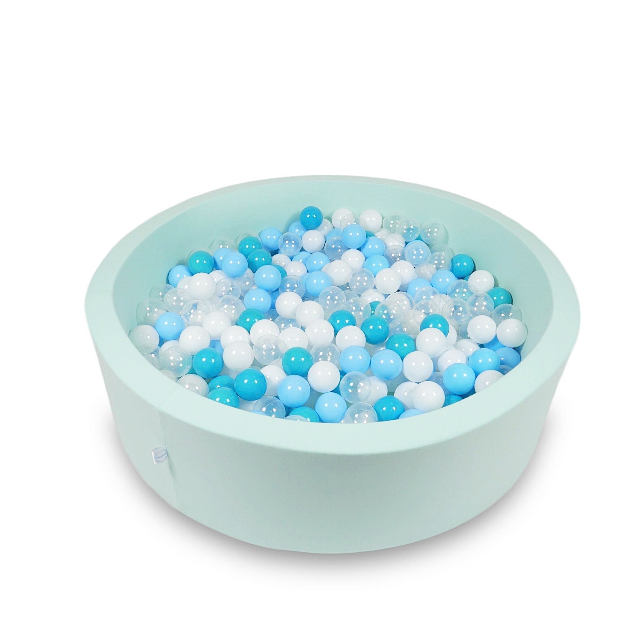 Ball pit with balls 110 × 30 cm mint with 400 balls