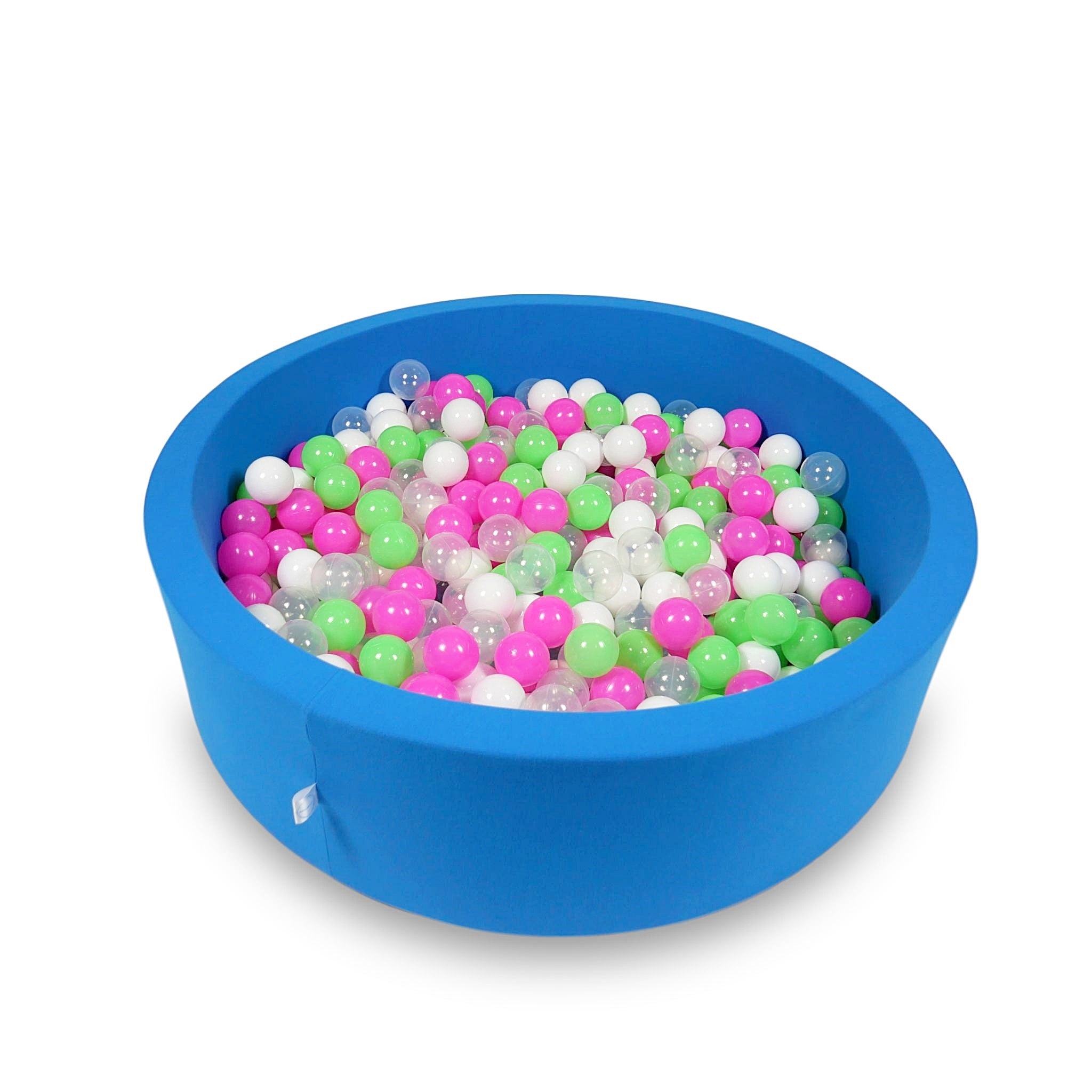 Ball pit with balls 110 × 30 cm blue with 400 balls