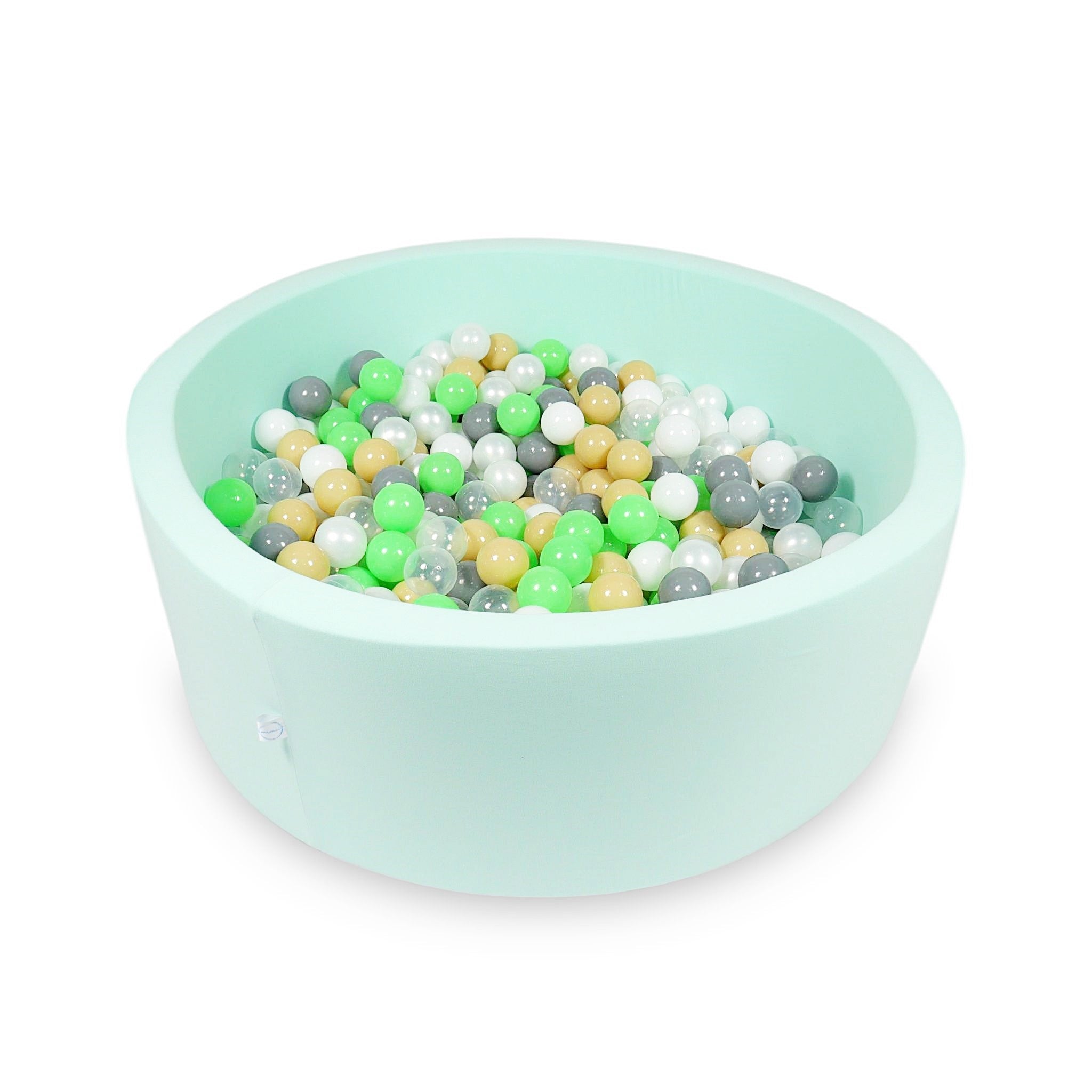 Ball pit with balls 110 × 40 cm mint with 500 balls