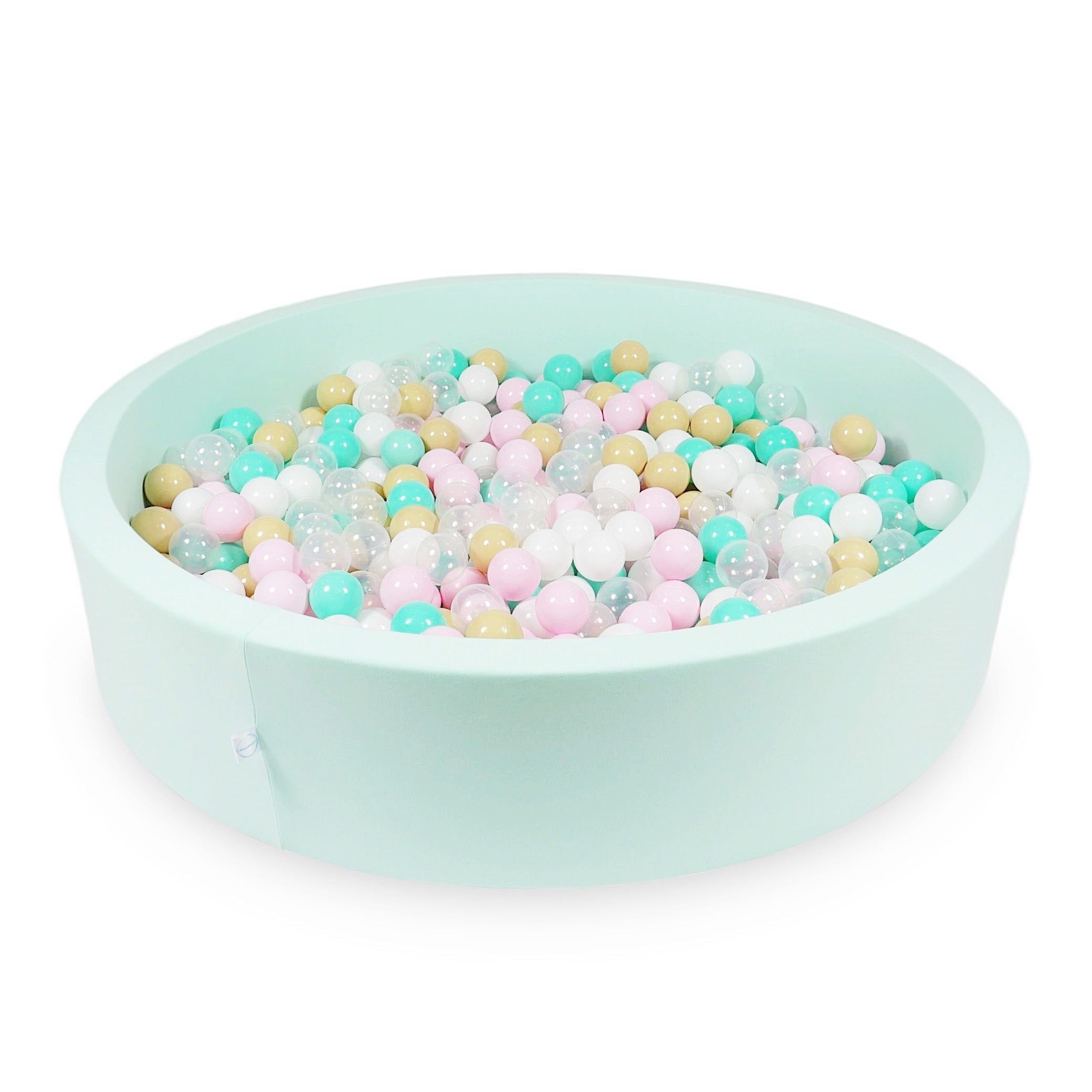 Ball pit with balls 130 × 30 cm mint with 600 balls