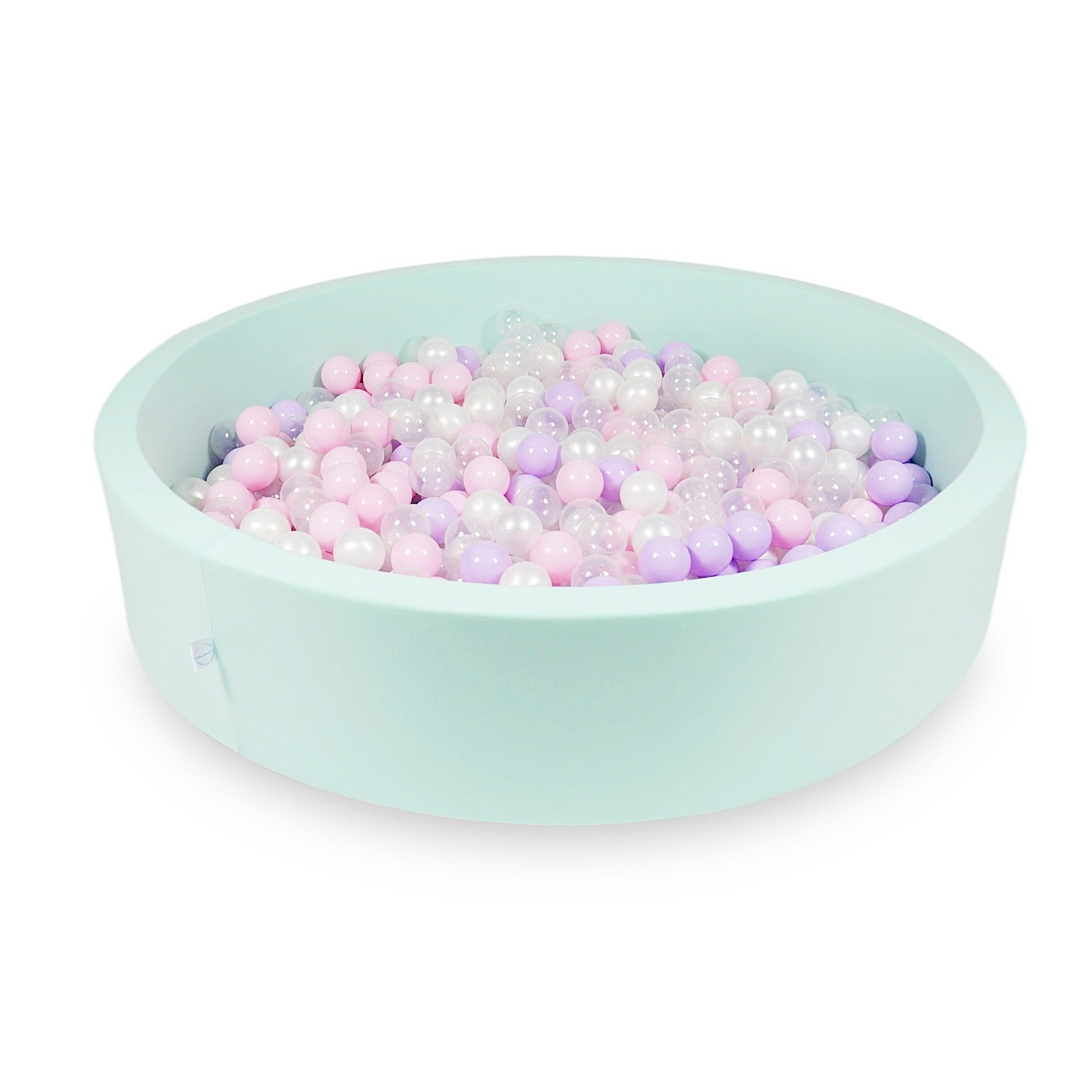 Ball pit with balls 130 × 30 cm mint with 600 balls