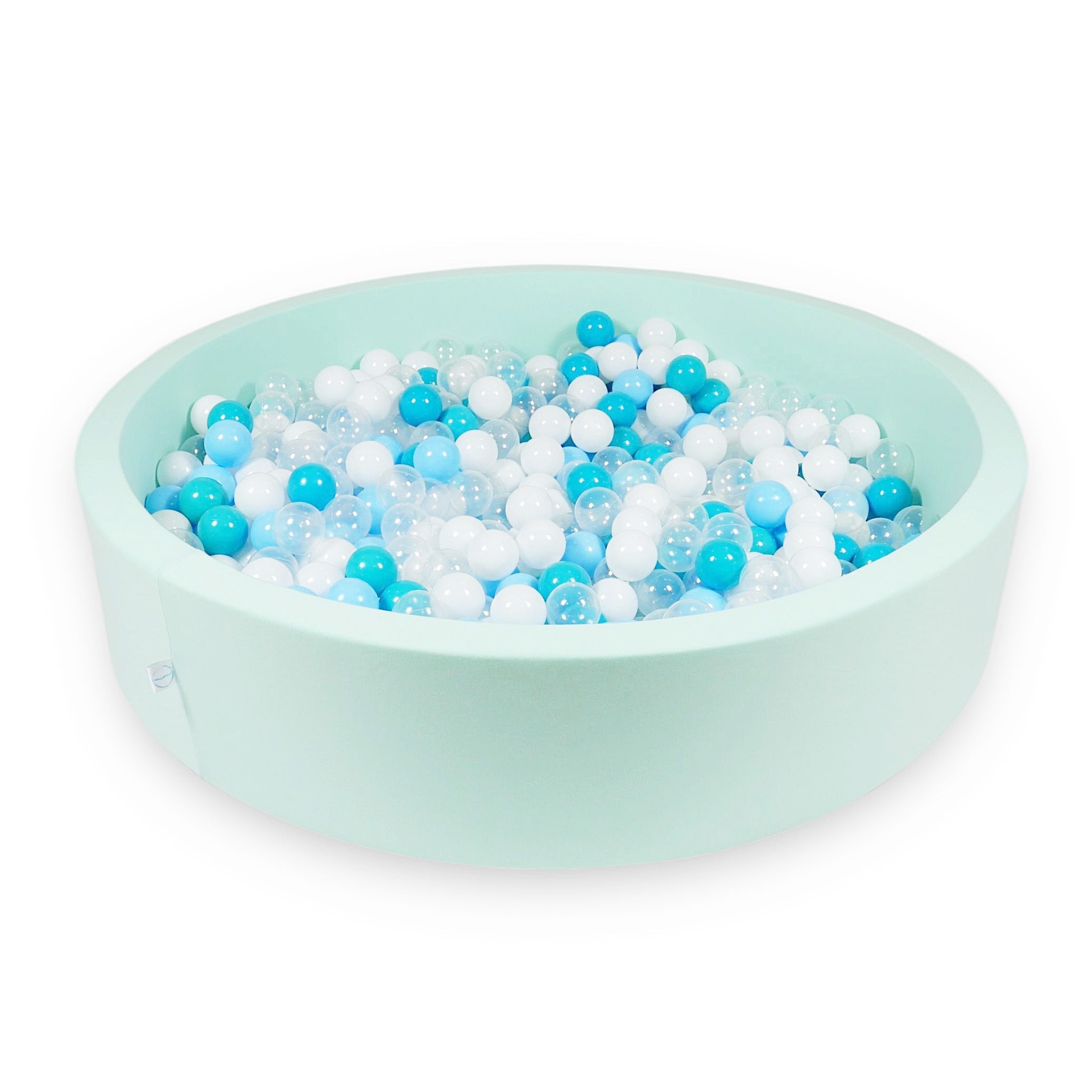 Ball pit with balls 130 × 30 cm mint with 600 balls