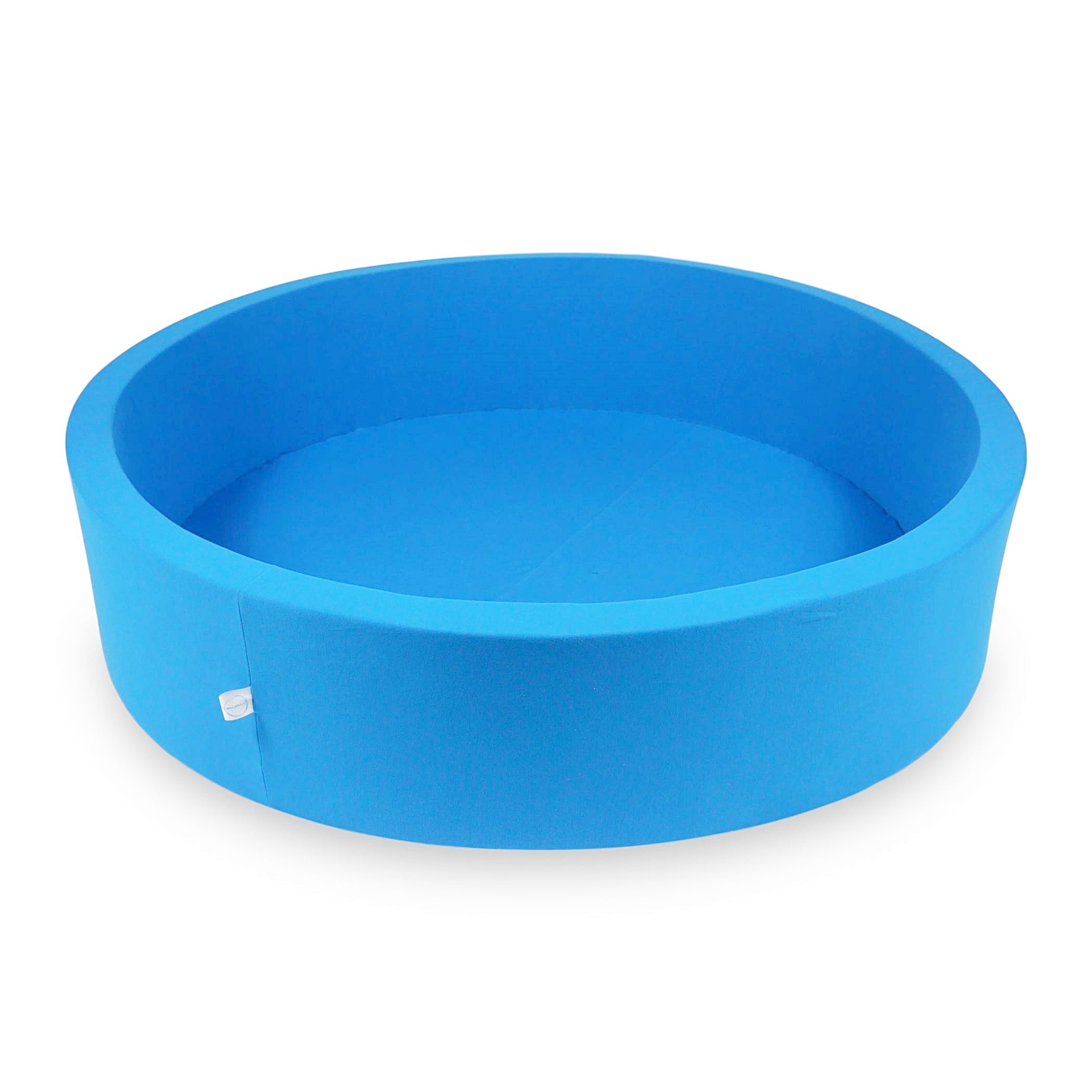 Mimii Bällebad in Blau – rund, 130 × 30 cm, ohne Bälle