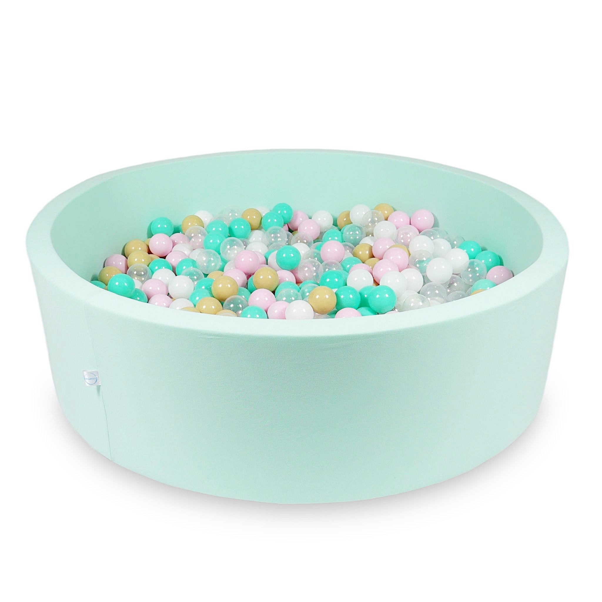 Ball pit with balls 130 × 40 cm mint with 700 balls