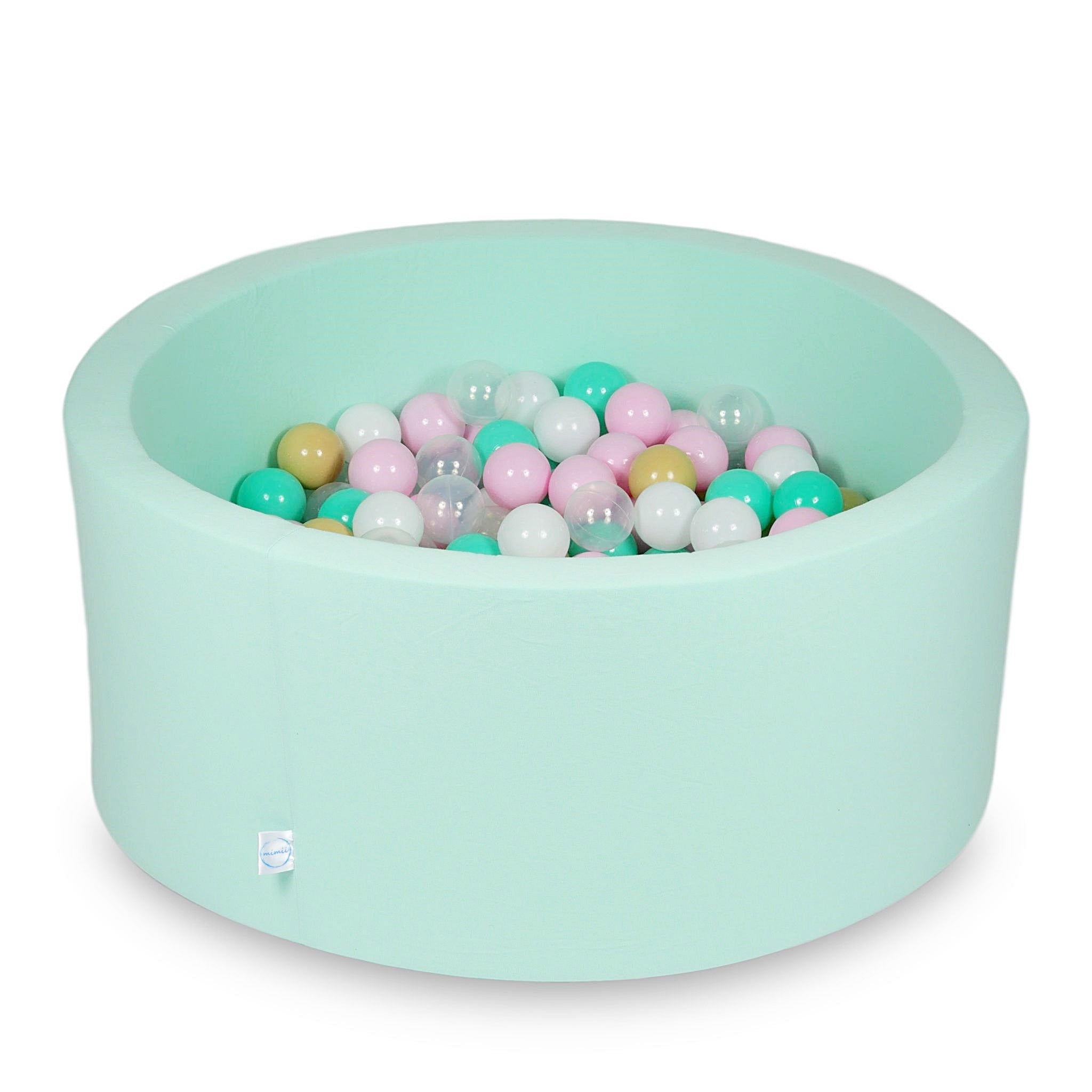 Ball pit with balls 90 × 40 cm mint with 300 balls