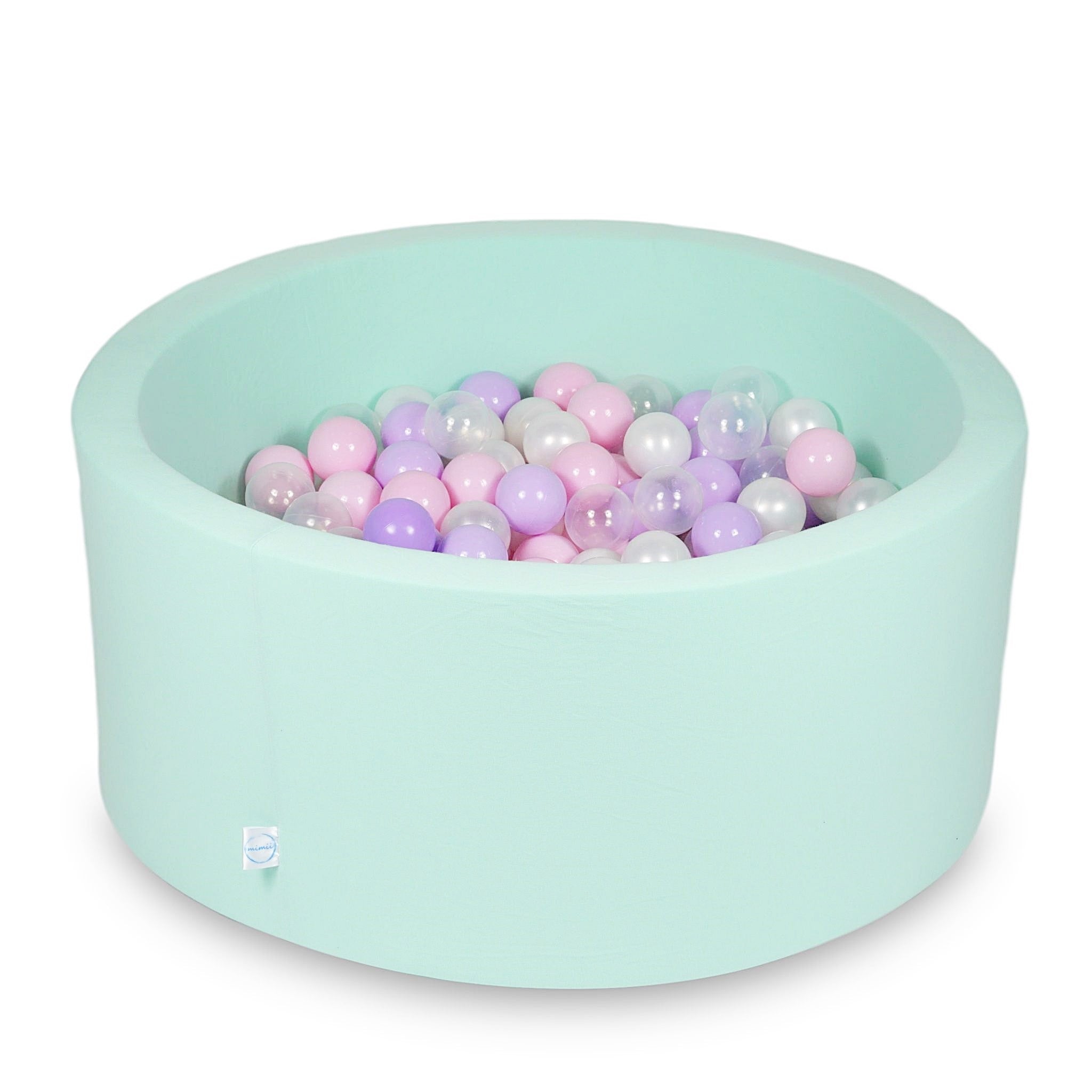 Ball pit with balls 90 × 40 cm mint with 300 balls