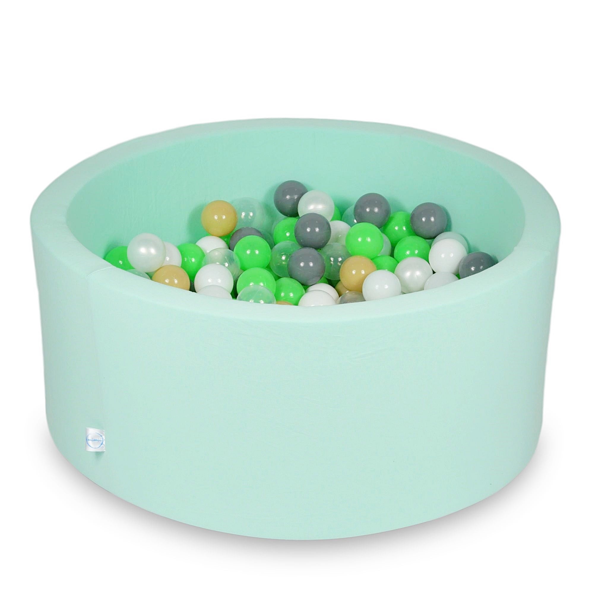 Ball pit with balls 90 × 40 cm mint with 300 balls