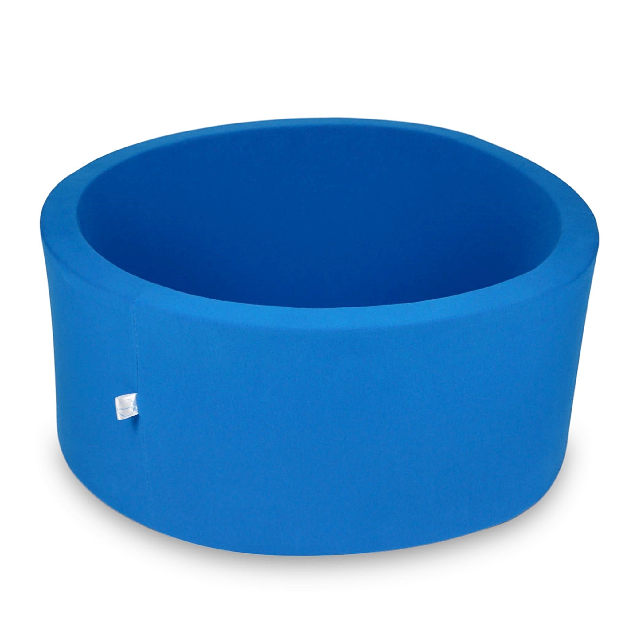 Mimii Bällebad in Blau – rund, 90 × 40 cm, ohne Bälle