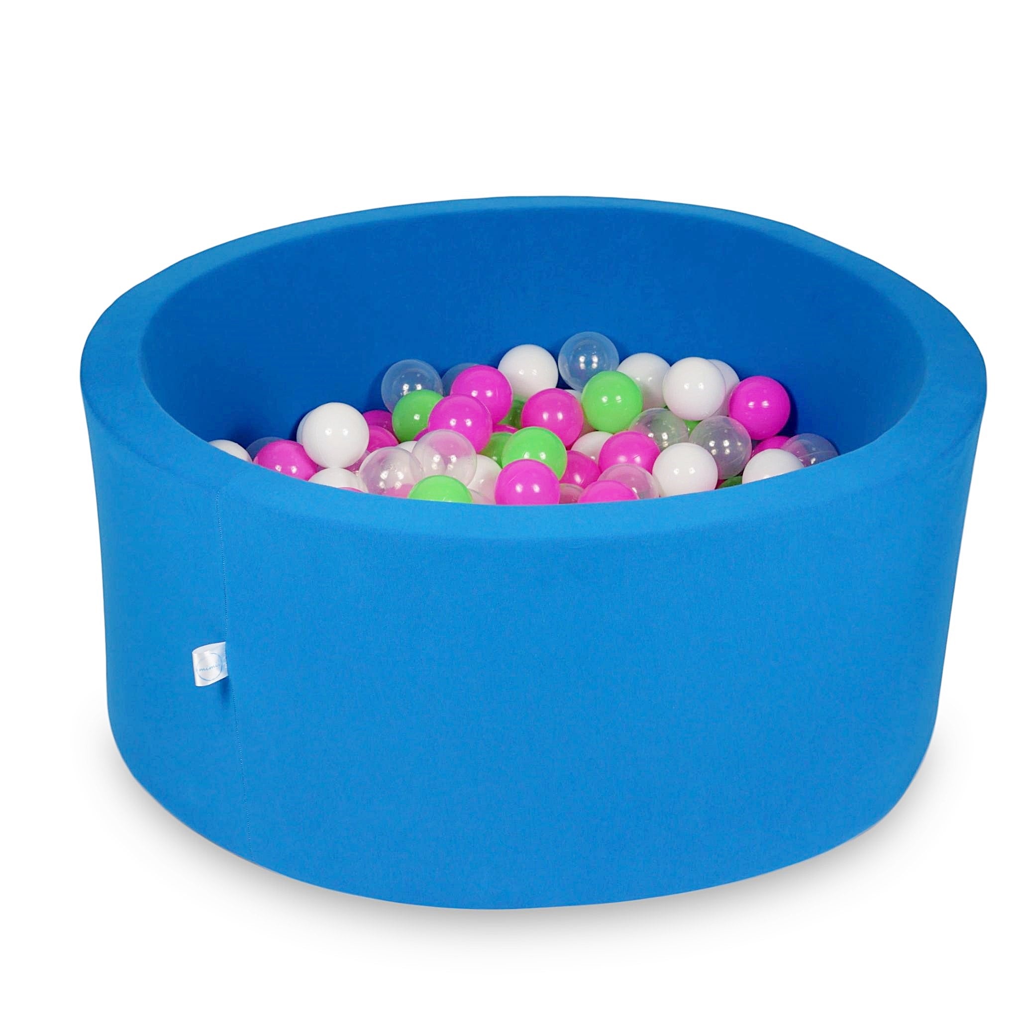 Ball pit with balls 90 × 40 cm blue with 300 balls